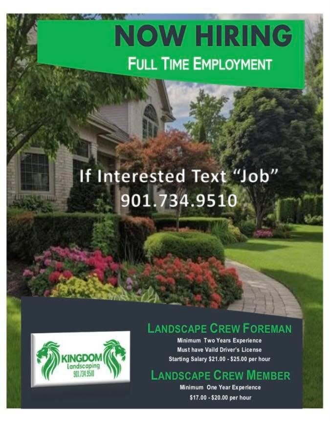 for Kingdom Landscaping in Memphis, TN