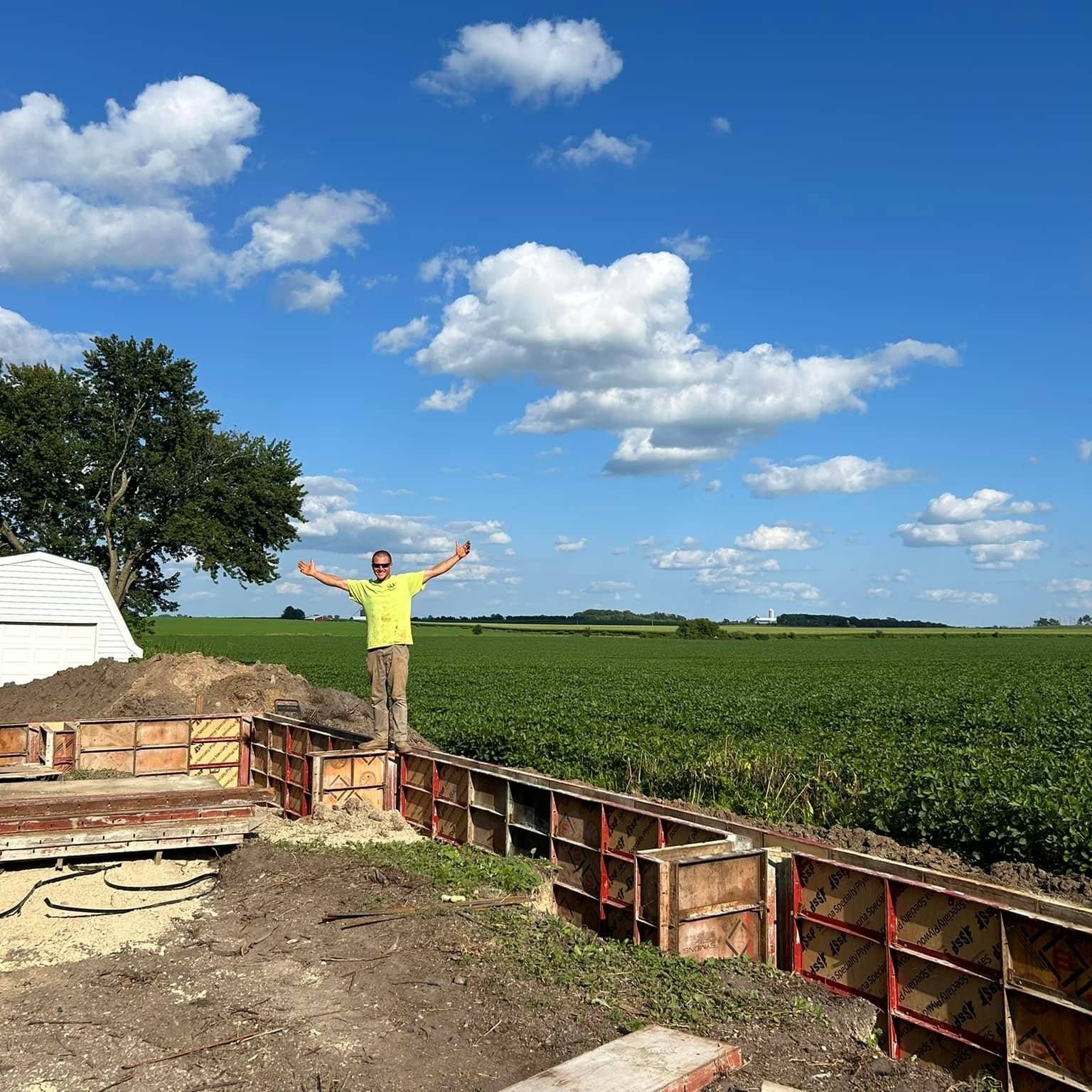 Concrete for Anderson Concrete Construction in Olmsted County, MN