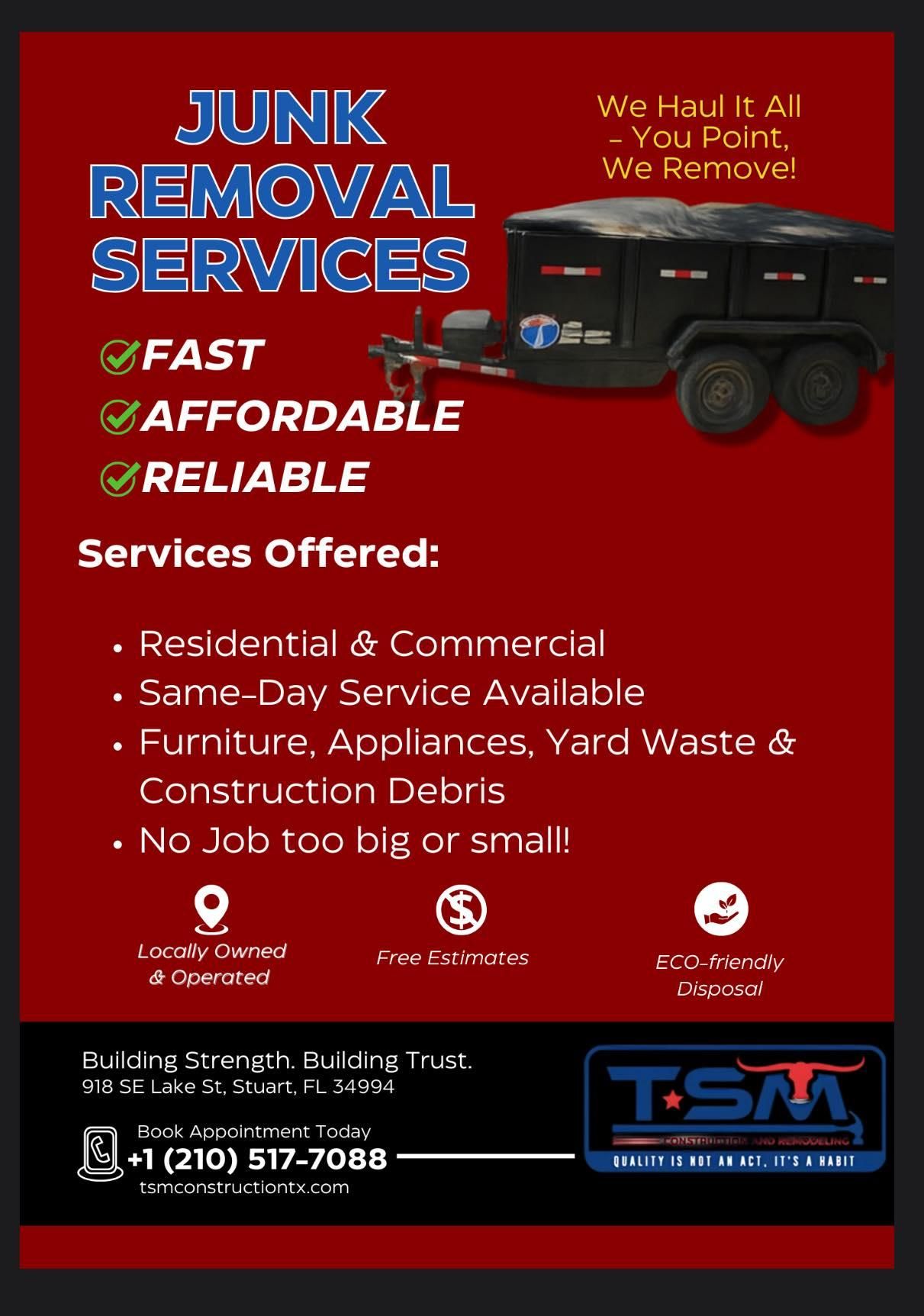 for TSM Construction in New Braunfels, TX