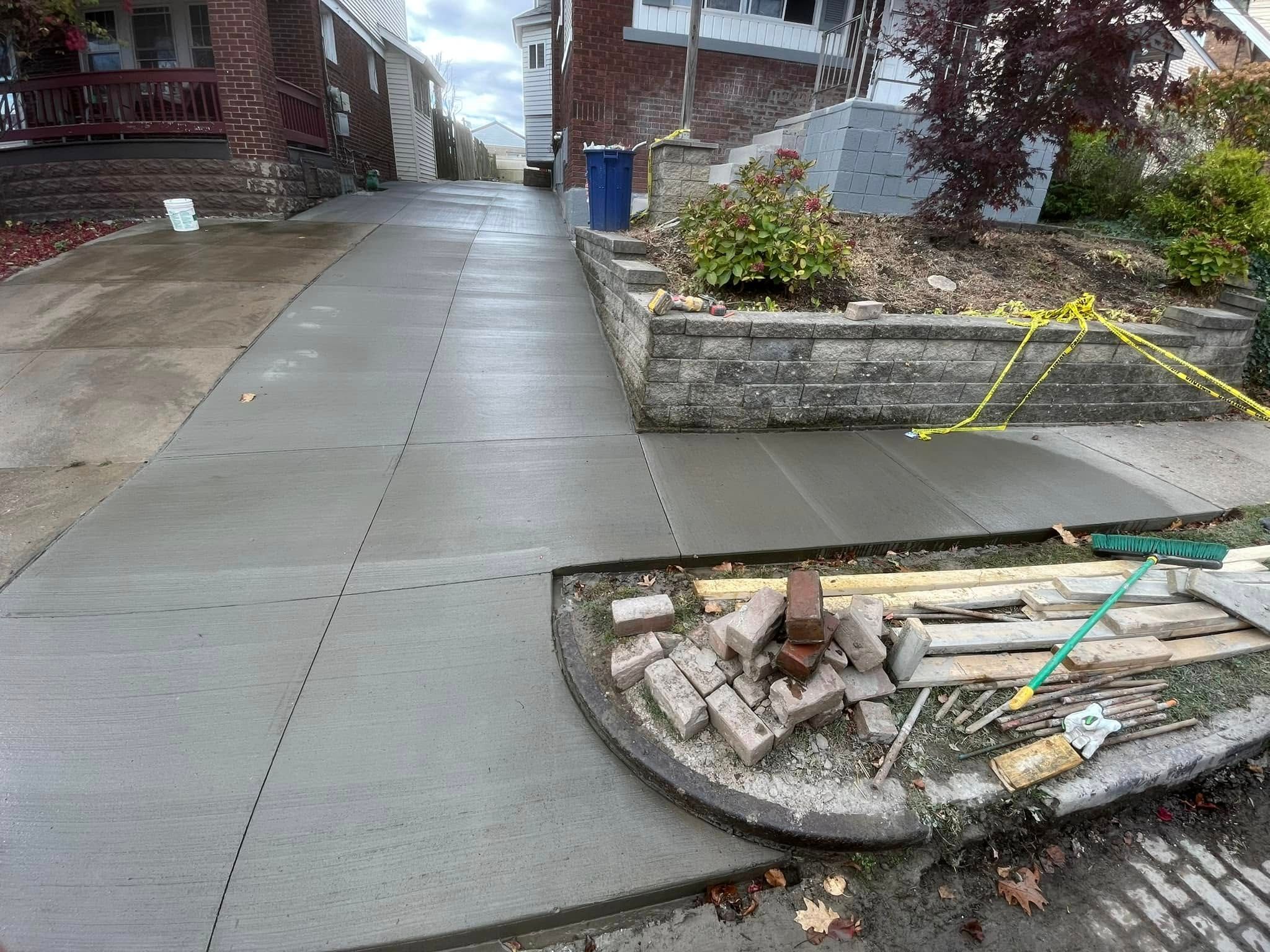  for STS Custom Concrete in Butler County, PA