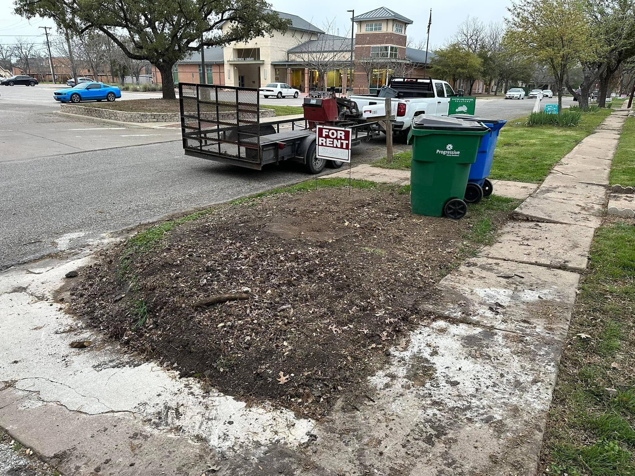 Mowing for Allen Lawn Care in Taylor, Texas