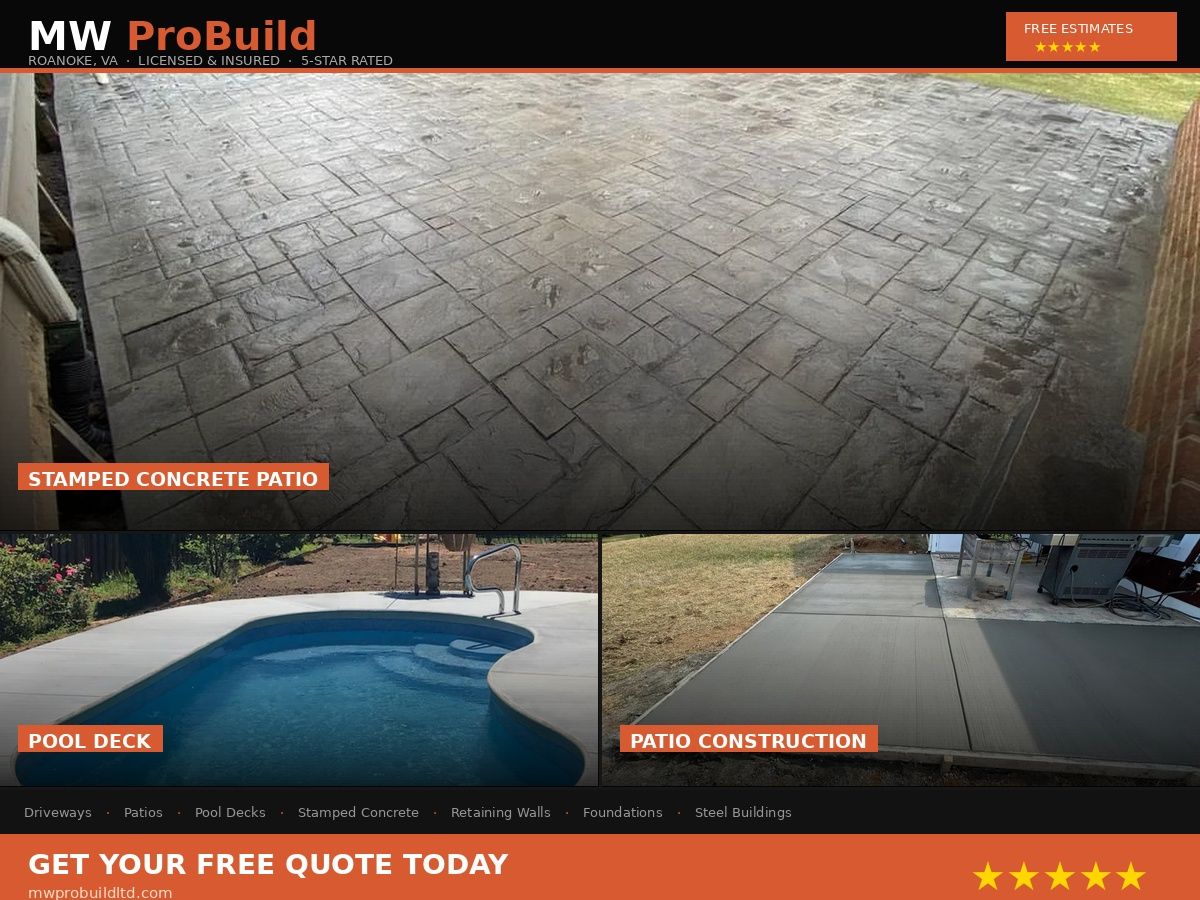  for MW ProBuild, LTD. in Roanoke, VA