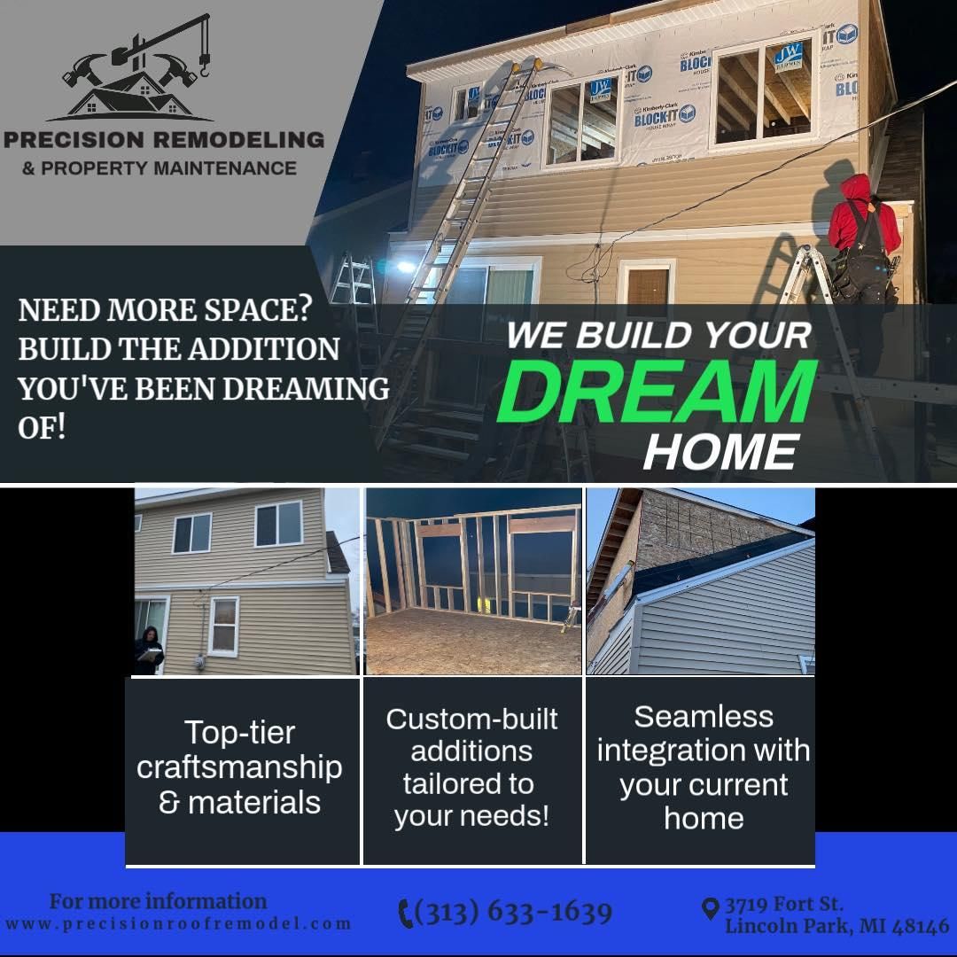  for Precision Remodeling and Property Maintenance  in Detroit, MI