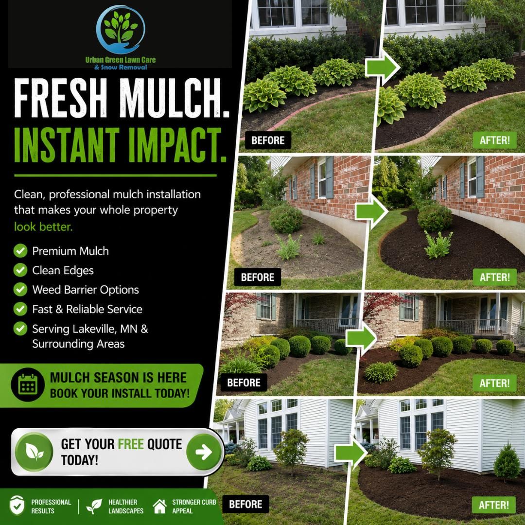  for Urban Green Lawncare & Snow Removal in Lakeville, MN