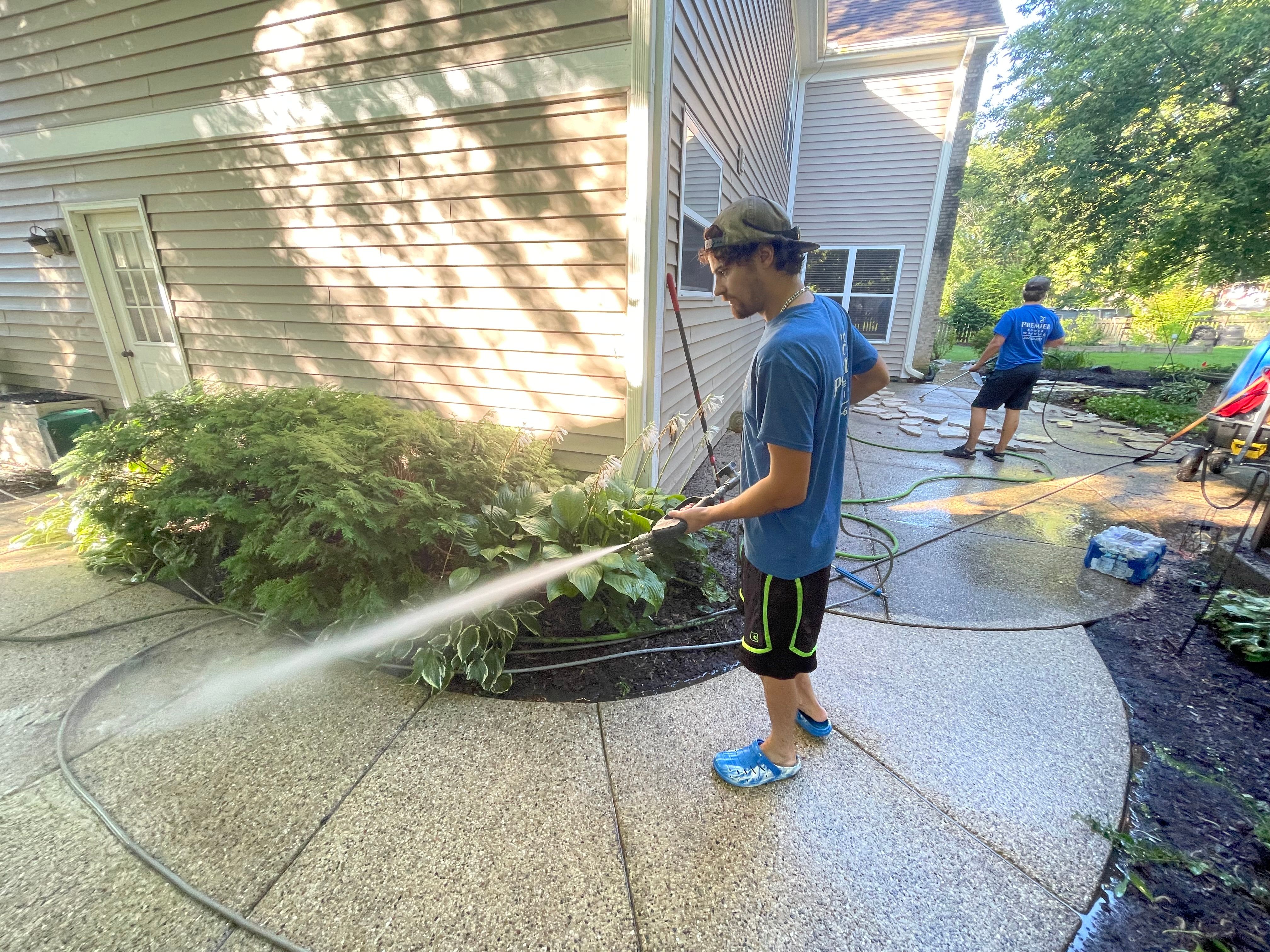 Pressure Washing for Premier Partners, LLC. in Volo, IL