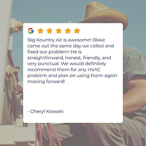  for Big Kountry Air in McKinney, TX