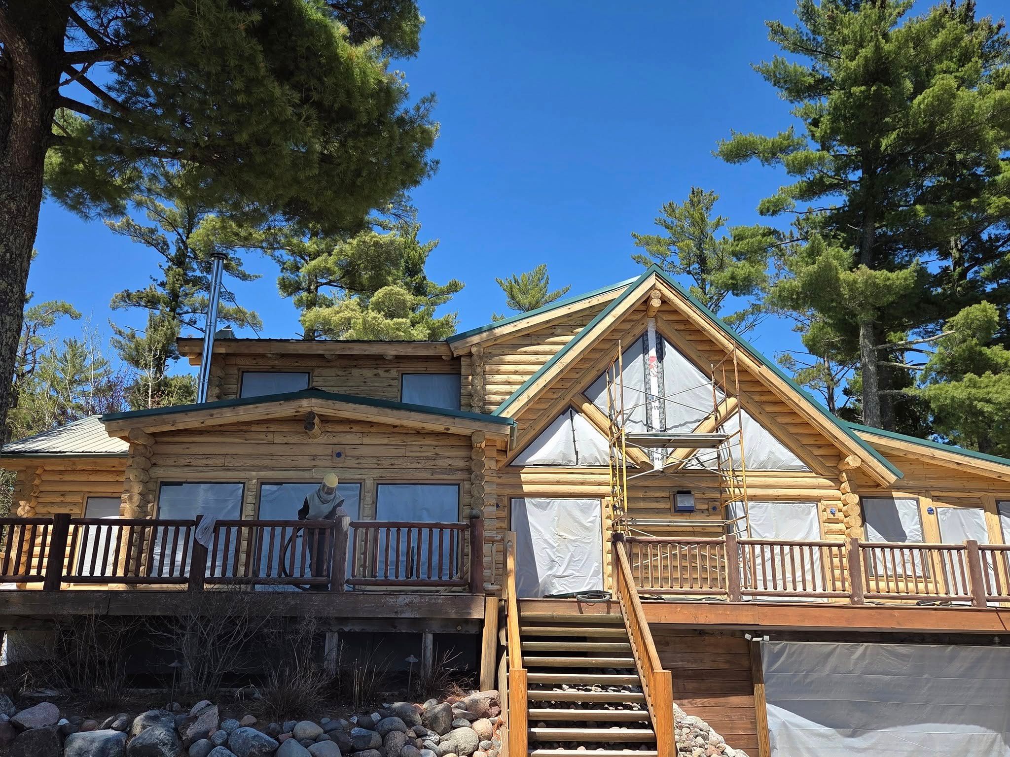 All Photos for 218 Painting & Log Restoration LLC in Britt, MN