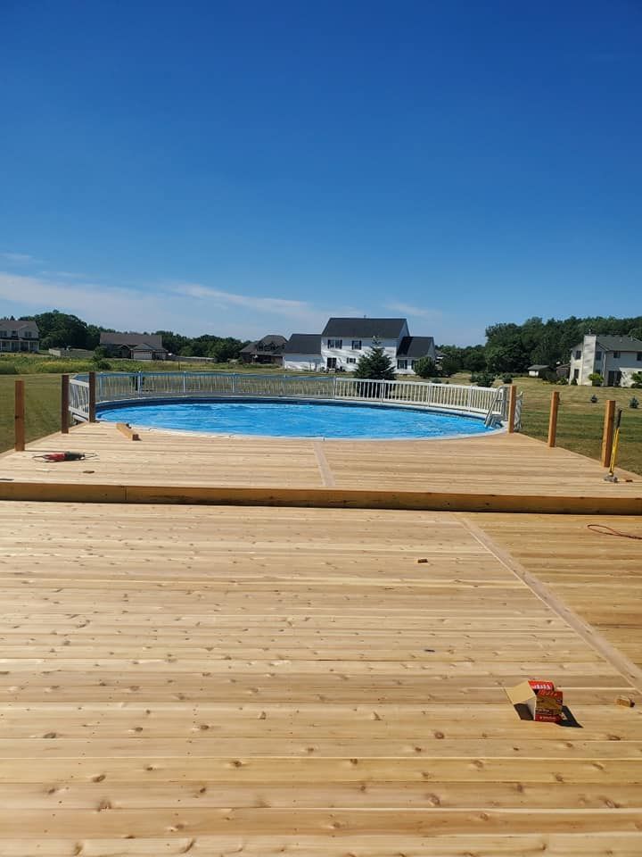 Pool Decks for Mitchell Builders LLC in Lake County, IN