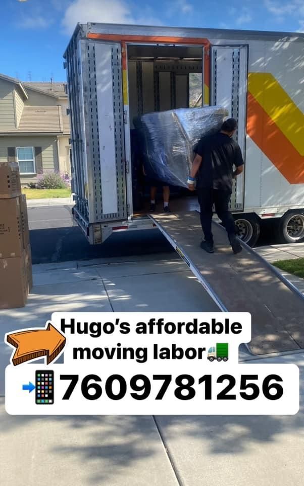  for Hugo’s Affordable Moving Labor in San Diego, CA