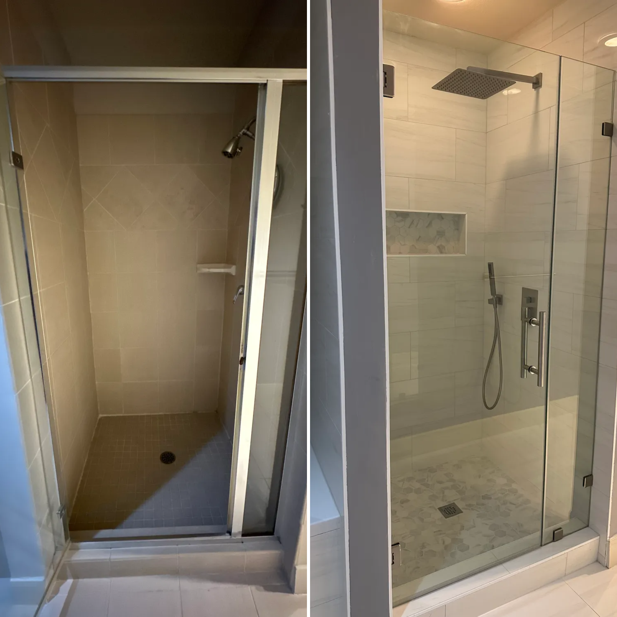Before & After for Luxurious Construction in Houston, TX