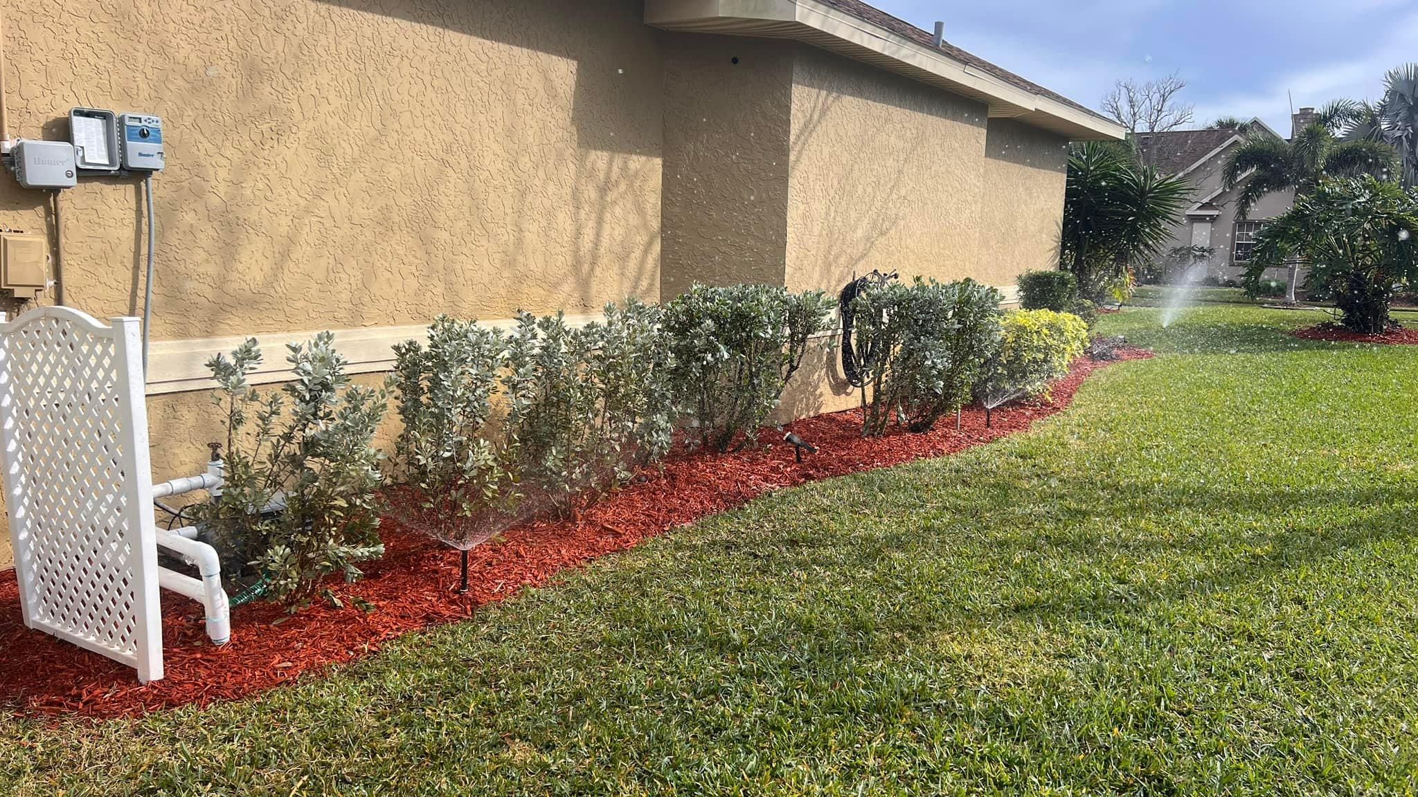 Full scale landscape designing and installations for Isaiah Simmons Construction and Landscaping LLC in Brevard County, Florida