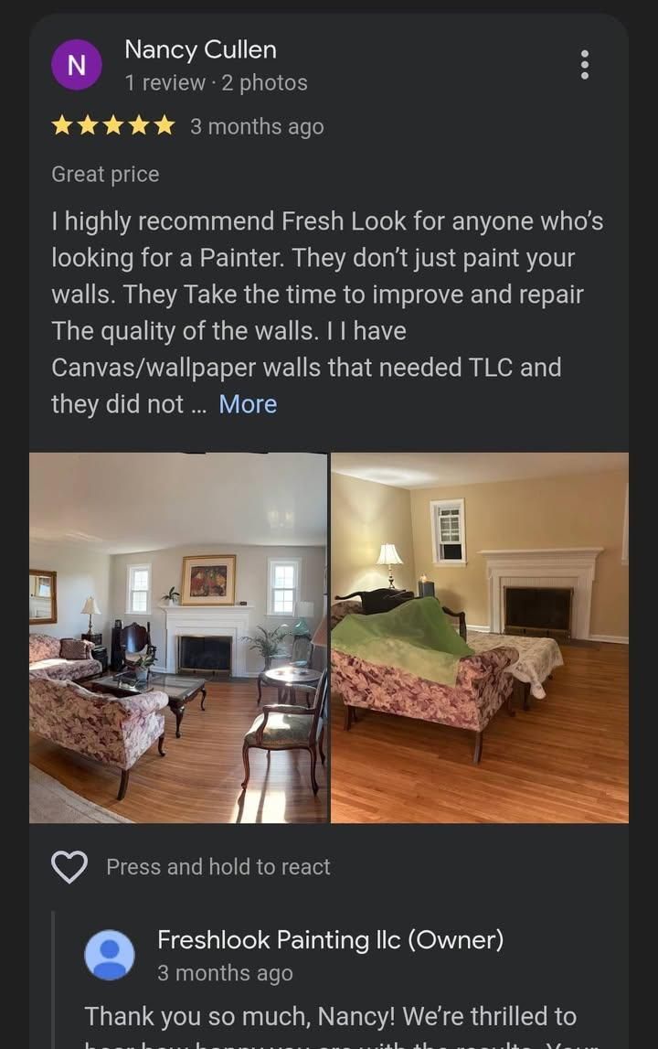 All Photos for Freshlook Painting LLC in Springfield, PA