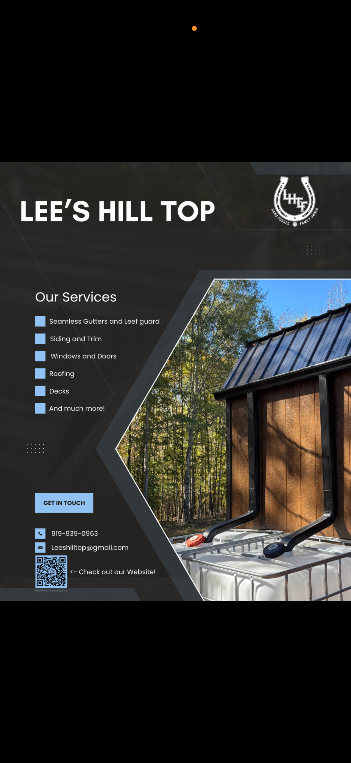  for Lee’s Hill Top Contracting in Oxford, NC