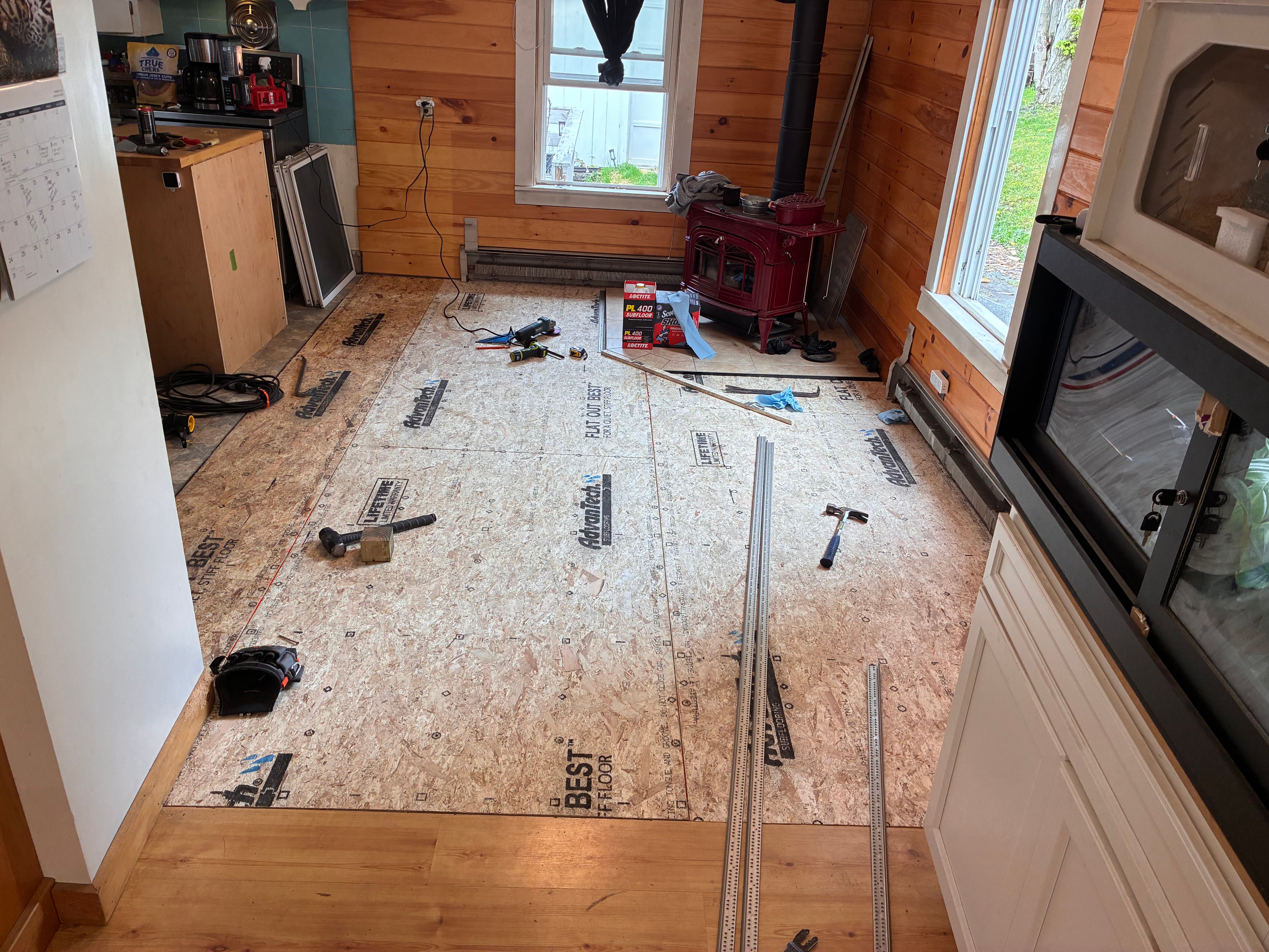 Interior Renovation for Allen Property Management and Renovations in Bethel, VT