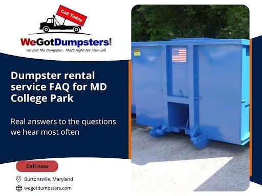  for We Got Dumpsters LLC in Clarksburg, MD
