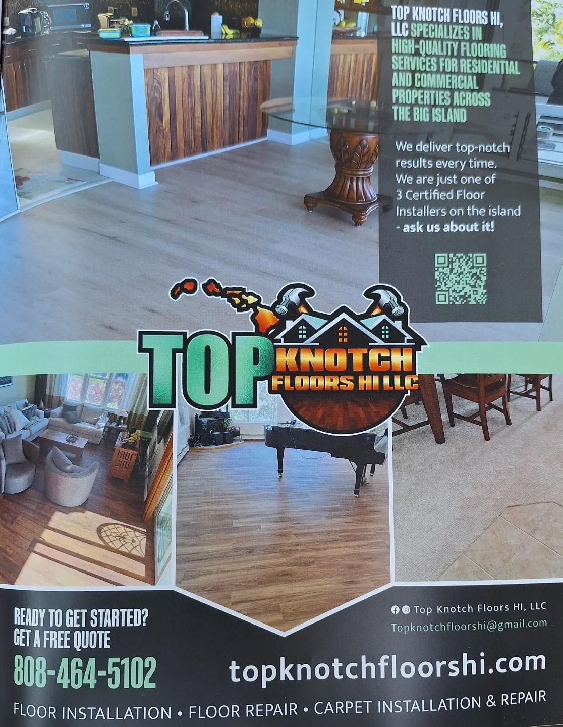  for Top Knotch Floors HI, LLC  in Honokaa, HI