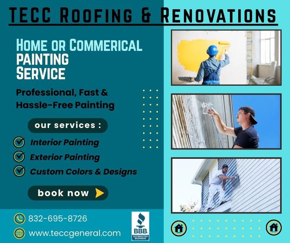  for TECC Roofing & Renovations in Harris County, TX