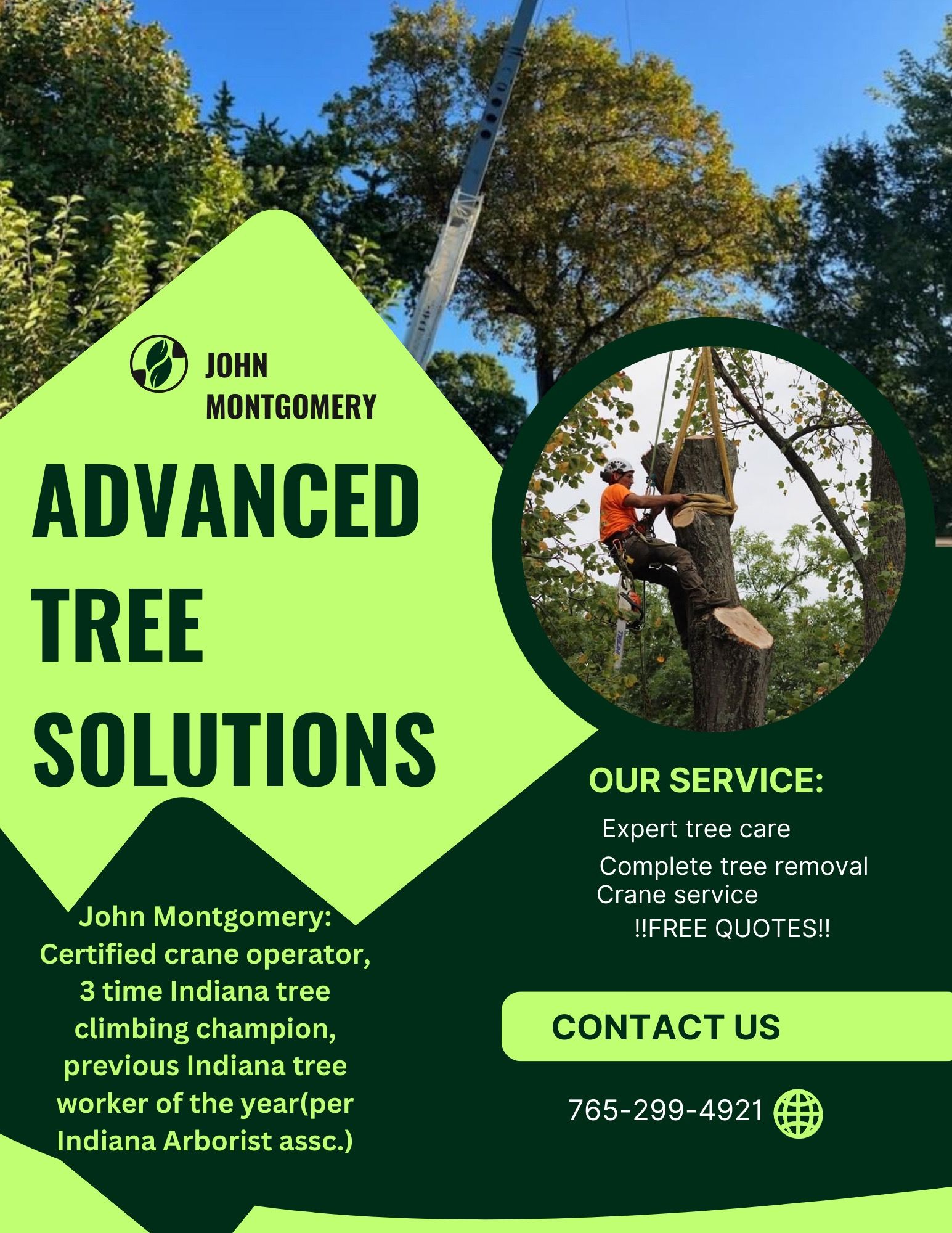  for Advanced Tree Solutions in Rockville, IN