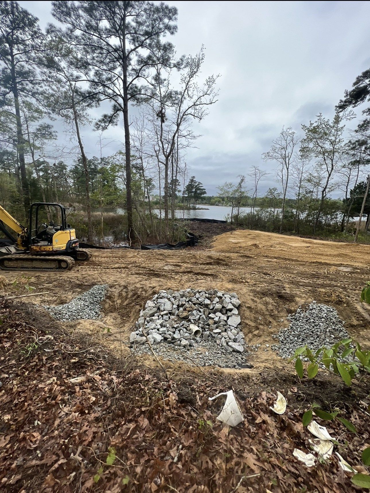 Excavating for Beards Creek Construction in Grantsboro, NC