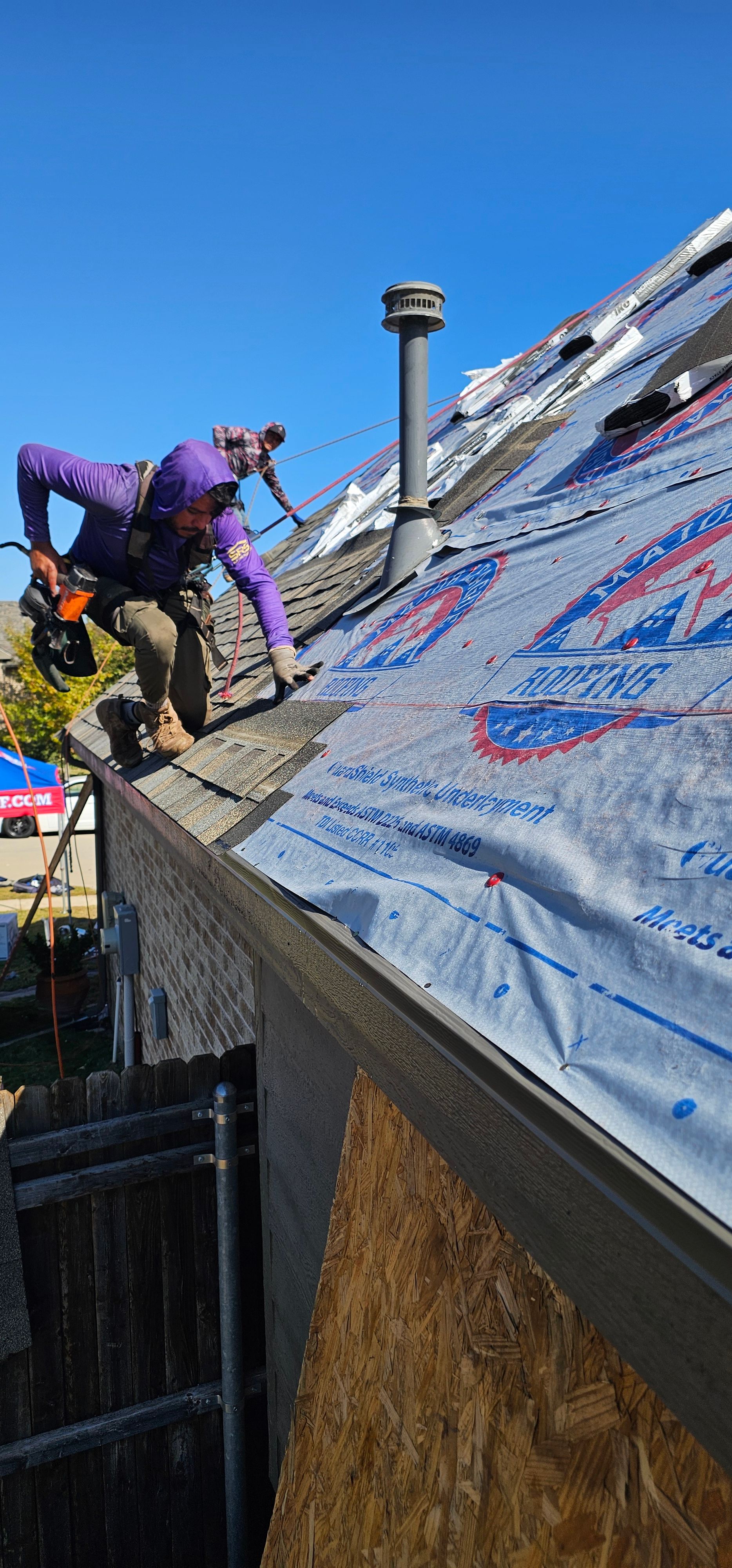 Installs for Major League Roofing in Frisco, TX
