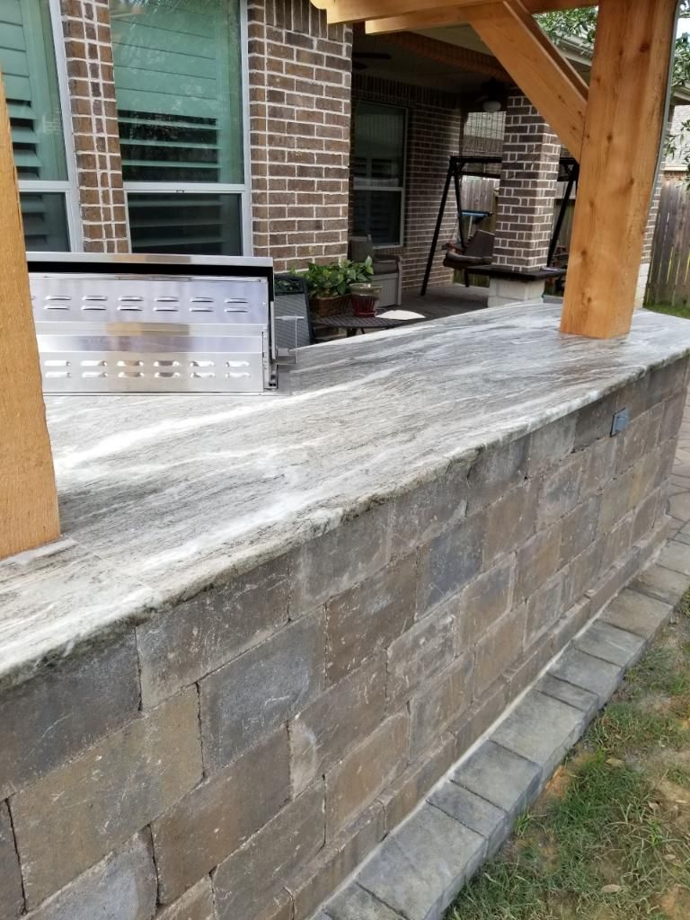 Outdoor Features for Atlas Land Design in Creekside Park, TX
