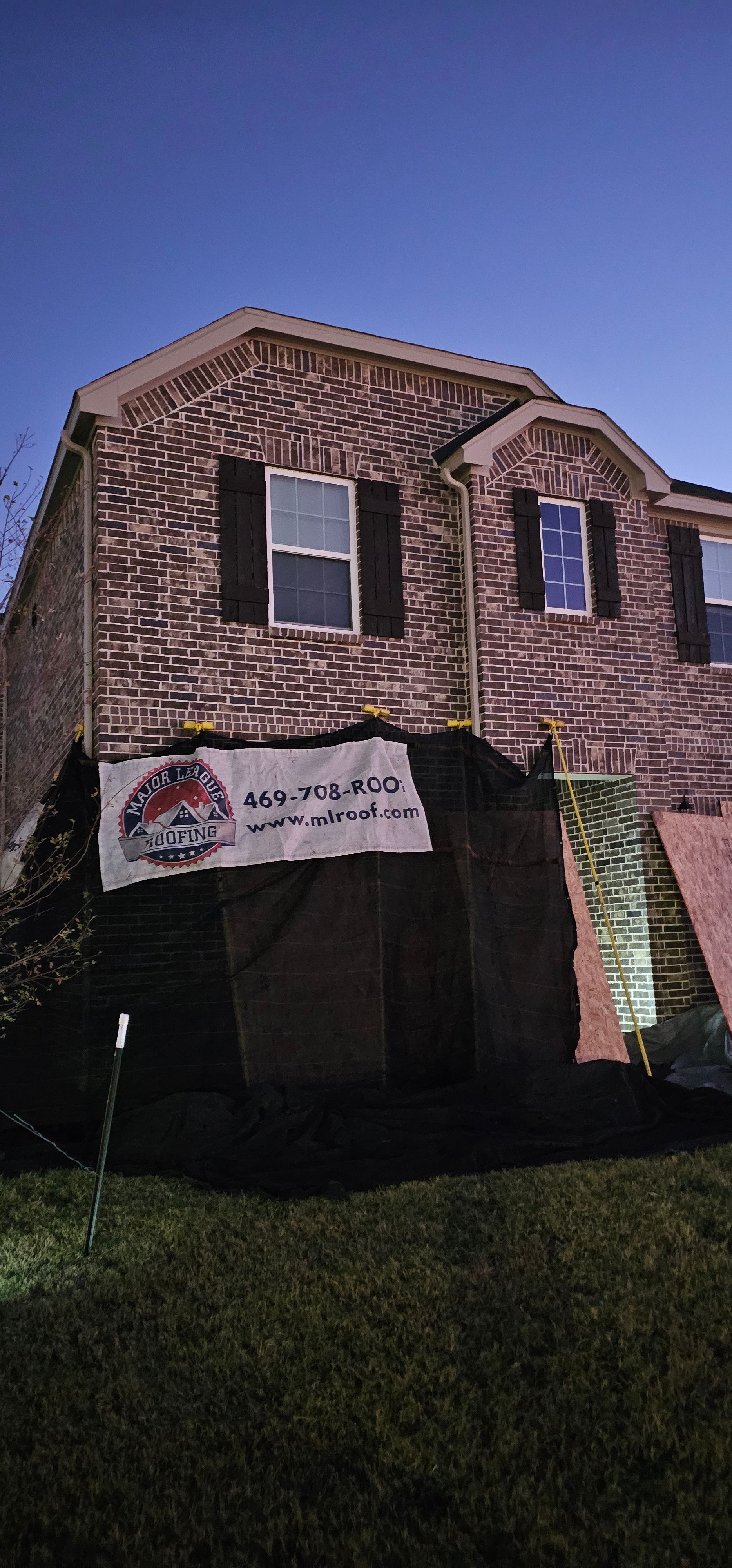 Installs for Major League Roofing in Frisco, TX