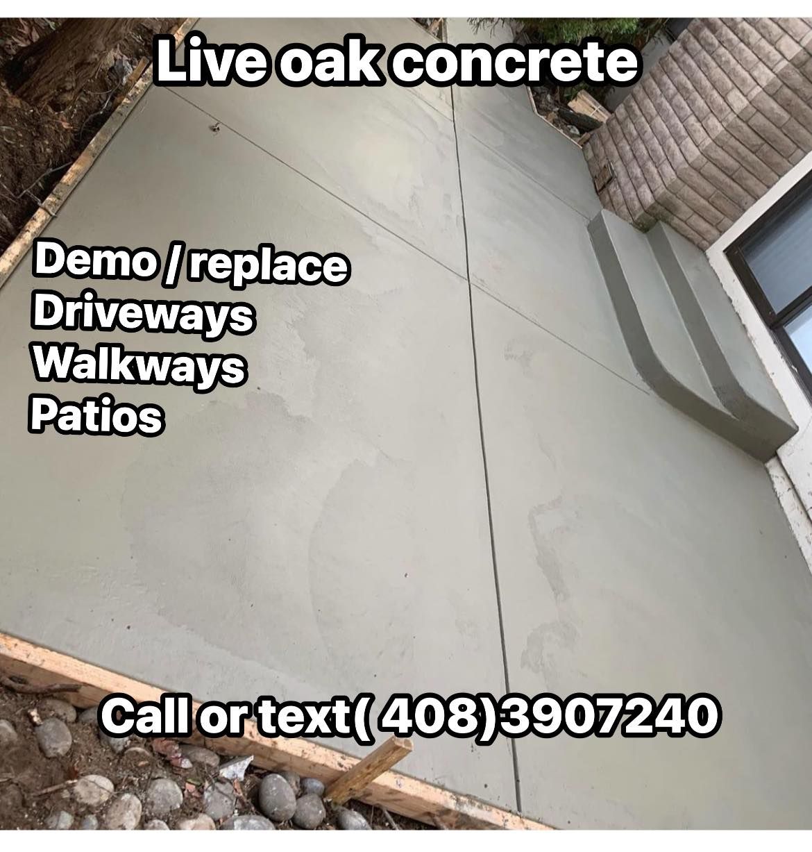  for Live Oak Concrete in San Jose, CA