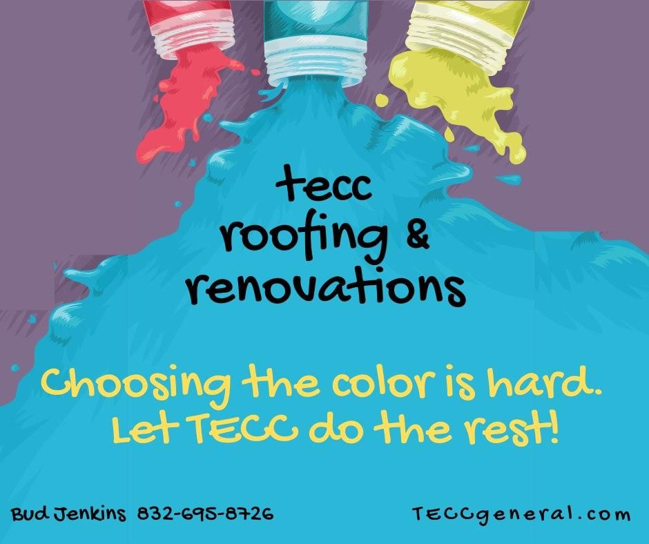 for TECC Roofing & Renovations in Harris County, TX