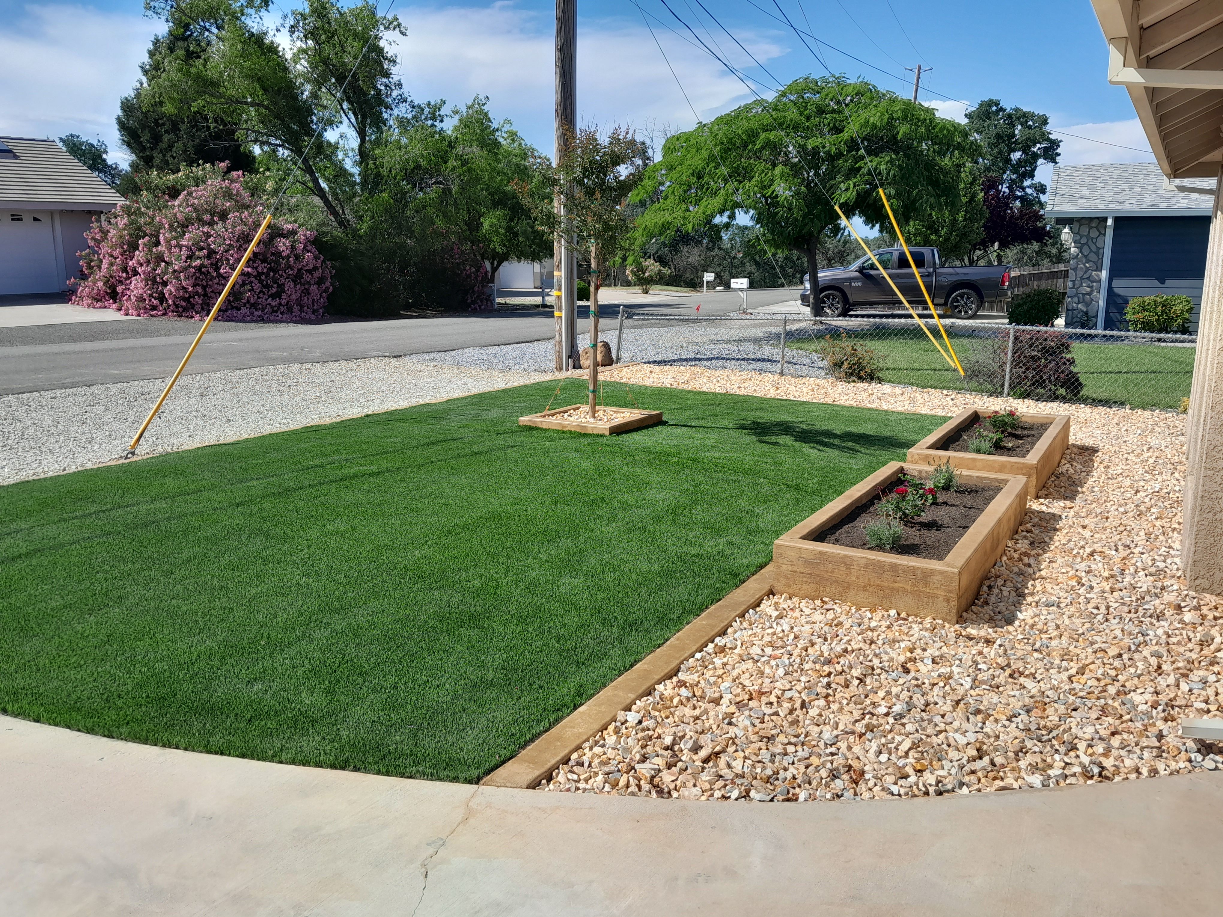 Landscaping for Austin LoBue Construction in Cottonwood, CA