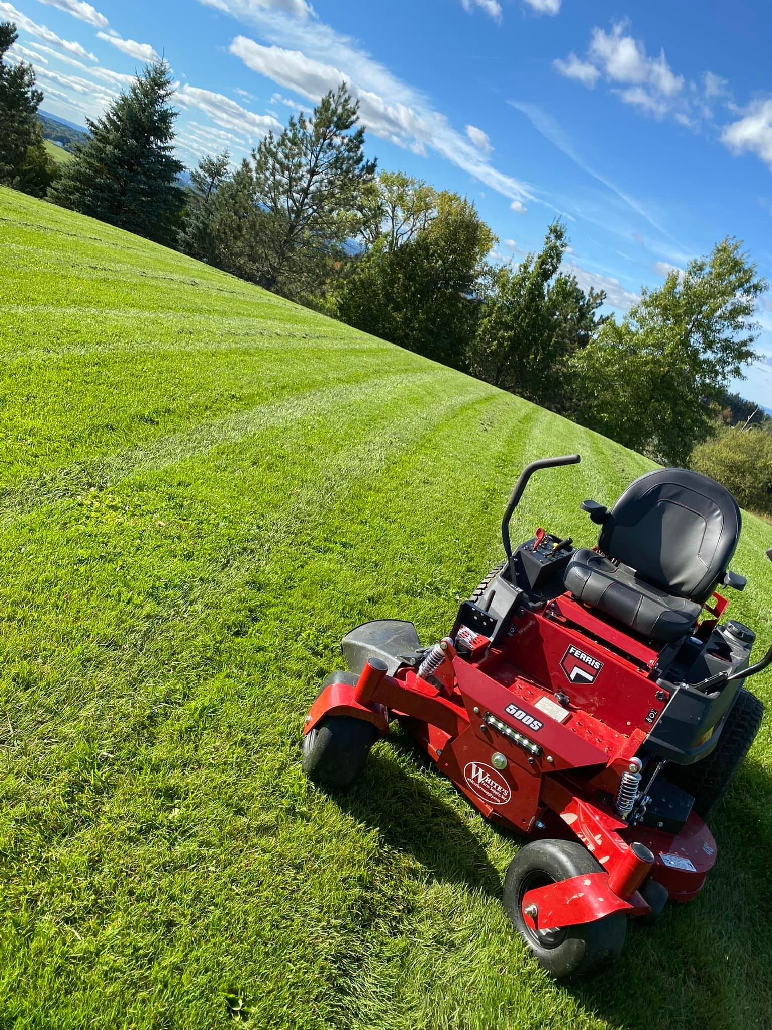 Mowing for RNM Landscaping in Utica, NY