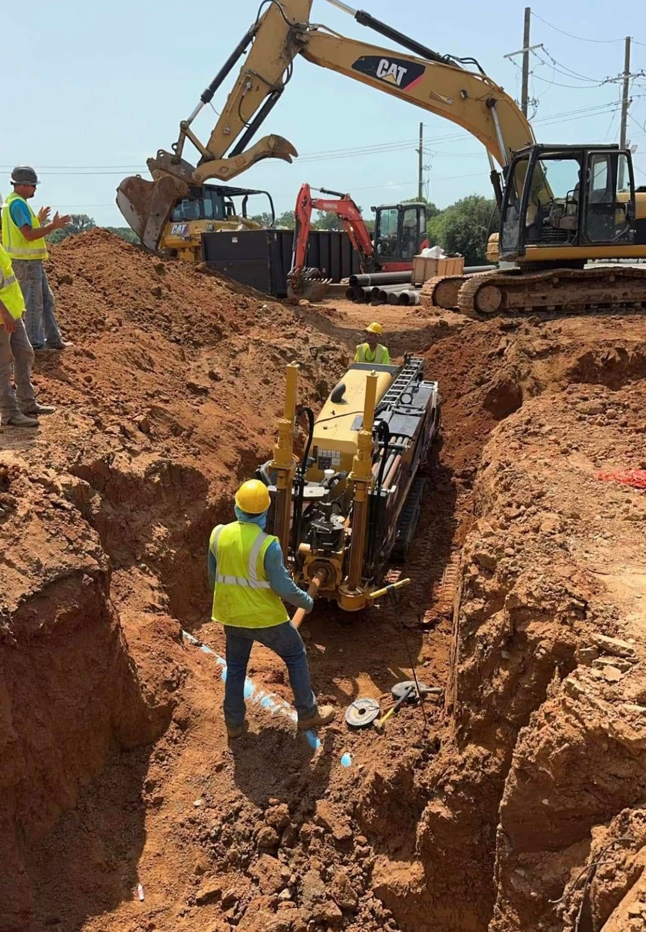 Excavation for JUSTIN JACQUES LLC DBA DOUBLE J EXCAVATION in Nashville, AR