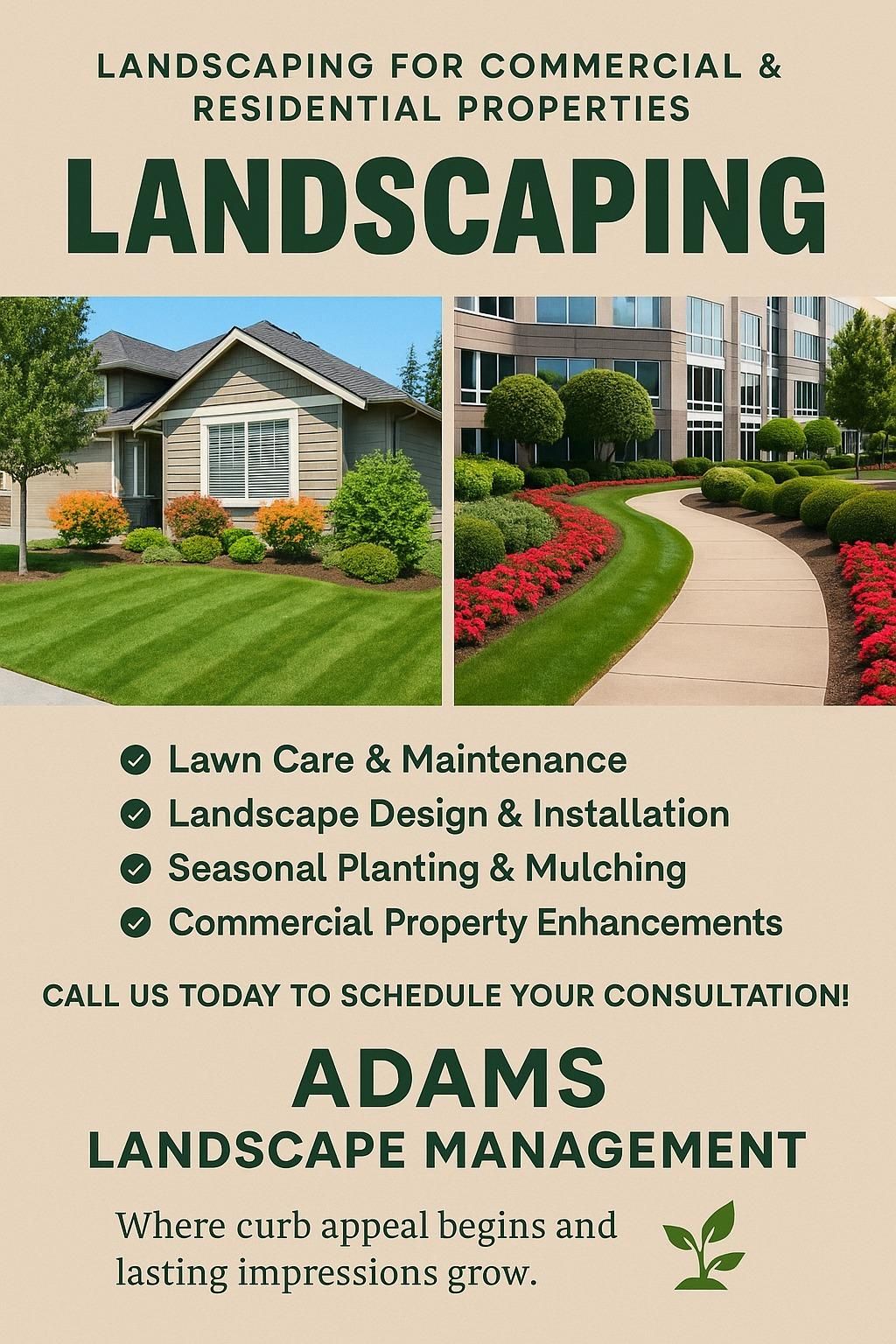  for Adams Landscape Management Group LLC. in Loganville, GA