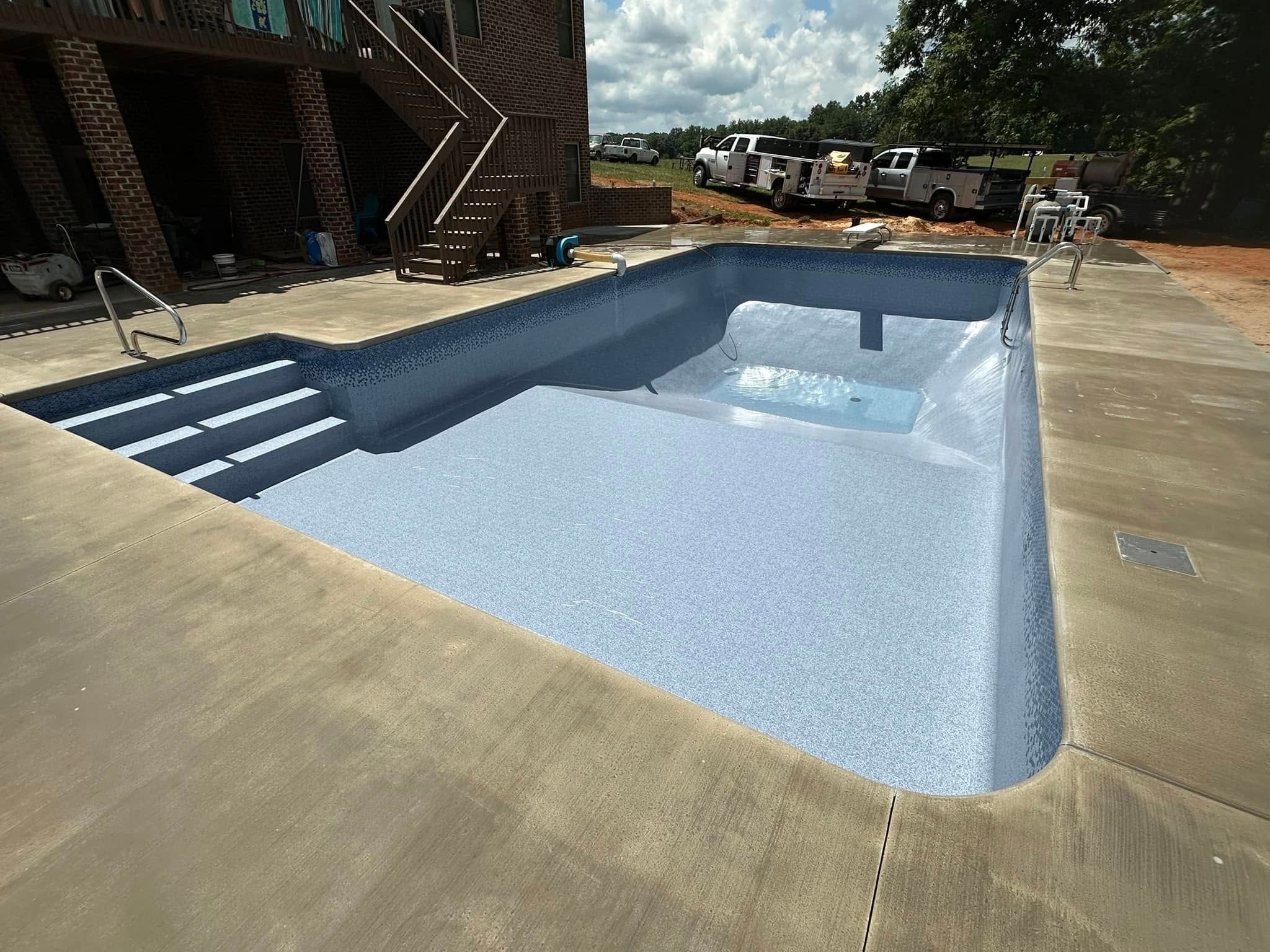 Custom Pool Construction for ZRS Pools and Construction in Granite Falls, NC