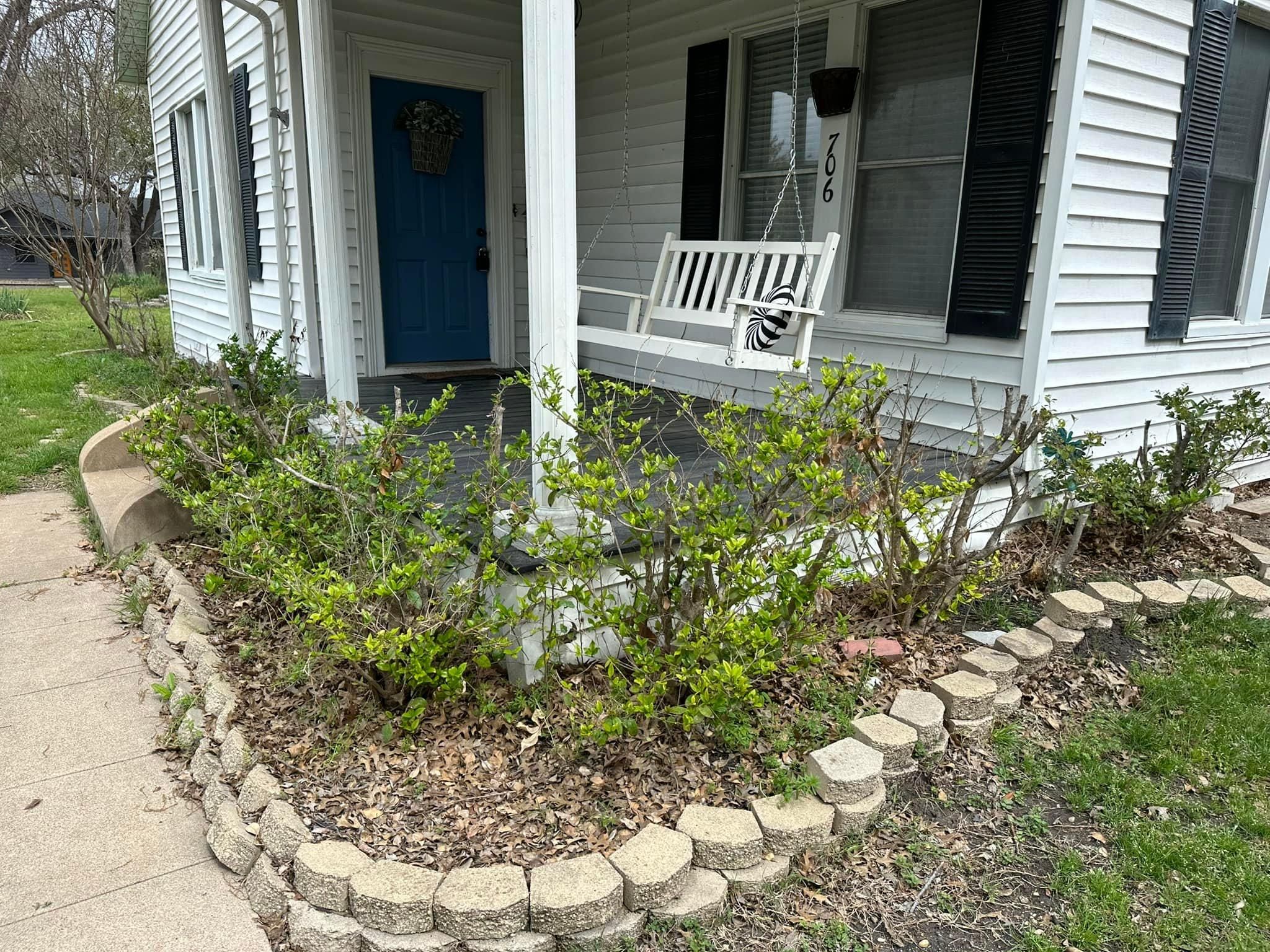 Mowing for Allen Lawn Care in Taylor, Texas