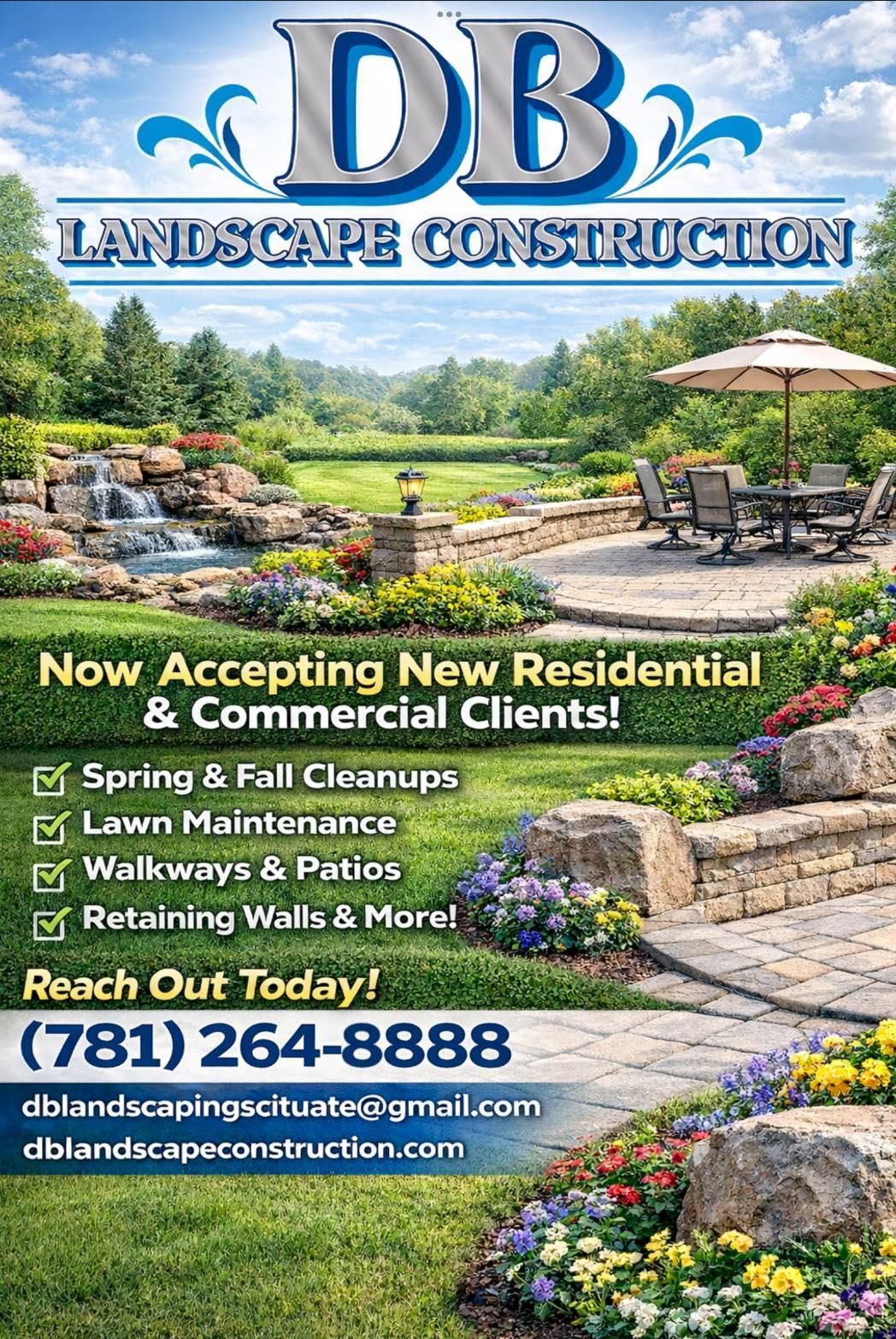  for DB Landscape Construction in Scituate, MA