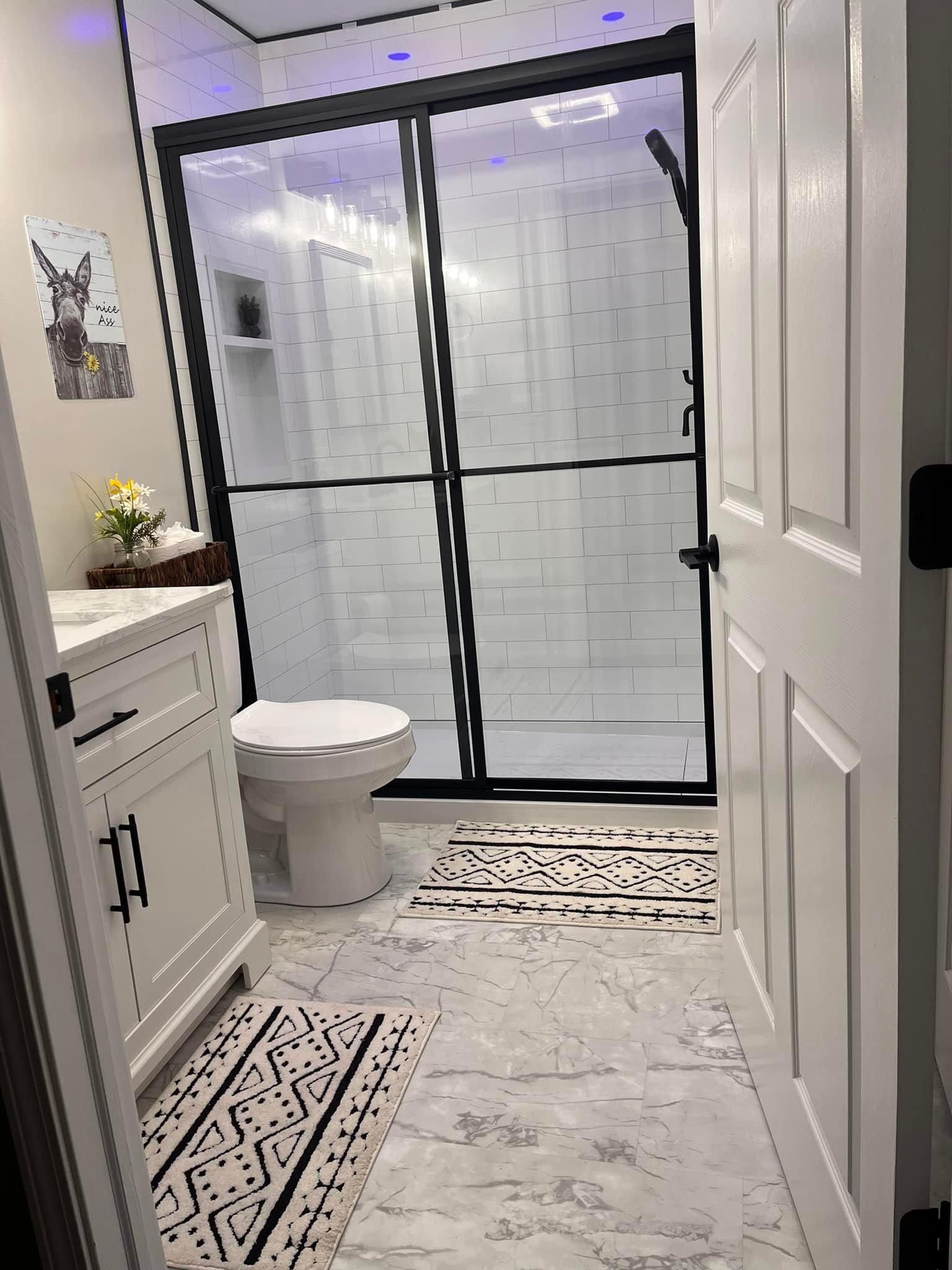 Bathroom Renovation for L.R. Platt Construction in Boonville, New York