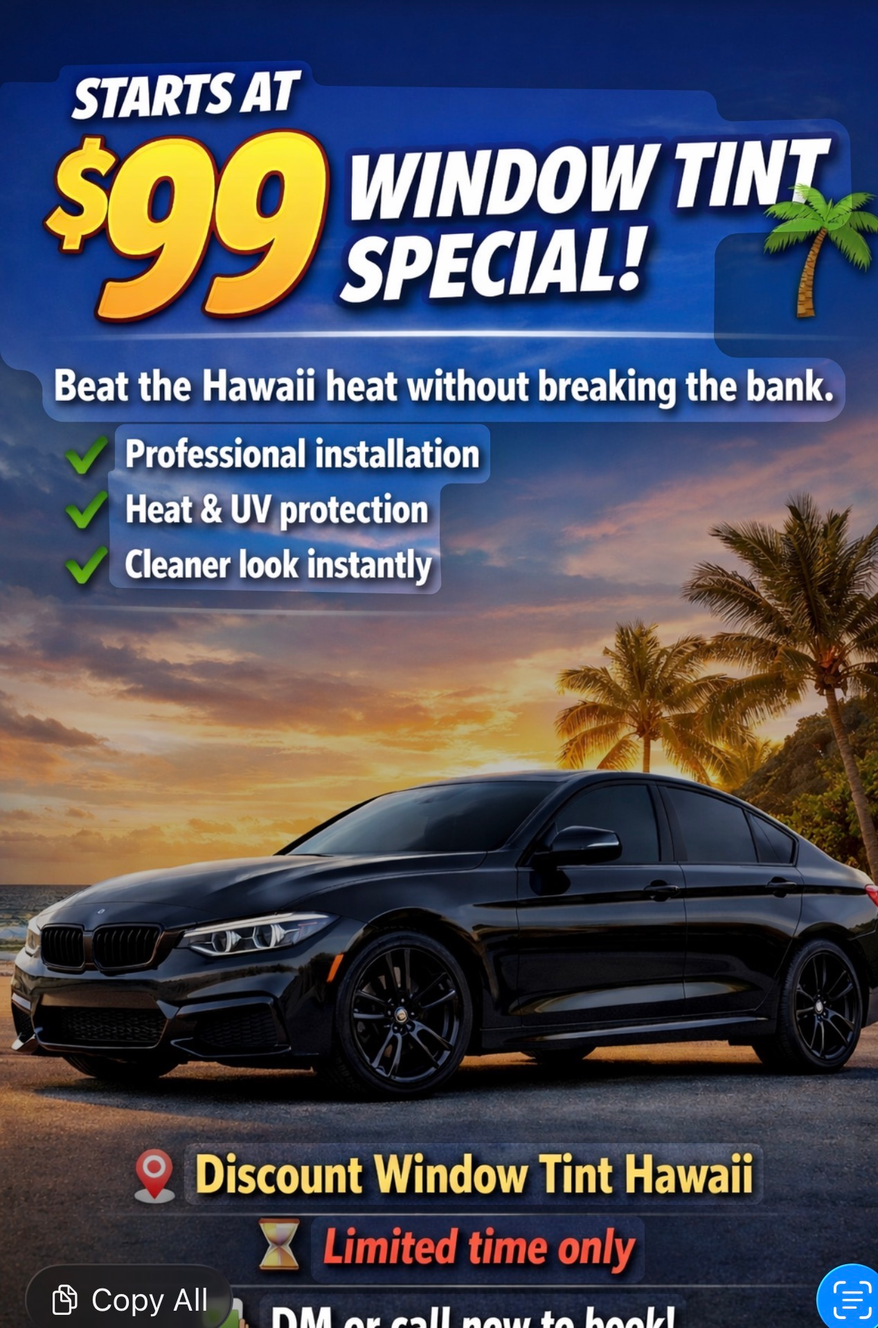  for Discount Window Tint Hawaii in Honolulu, HI