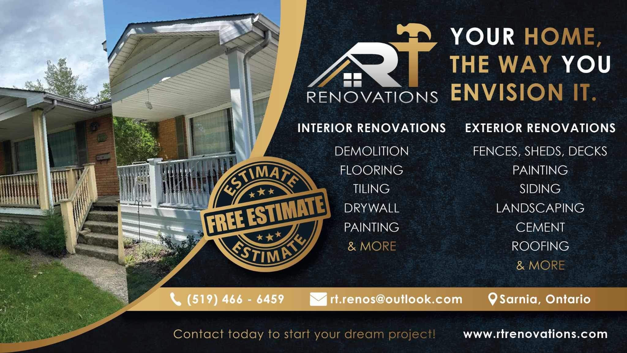 All Photos for RT Renovations in Sarnia, ON