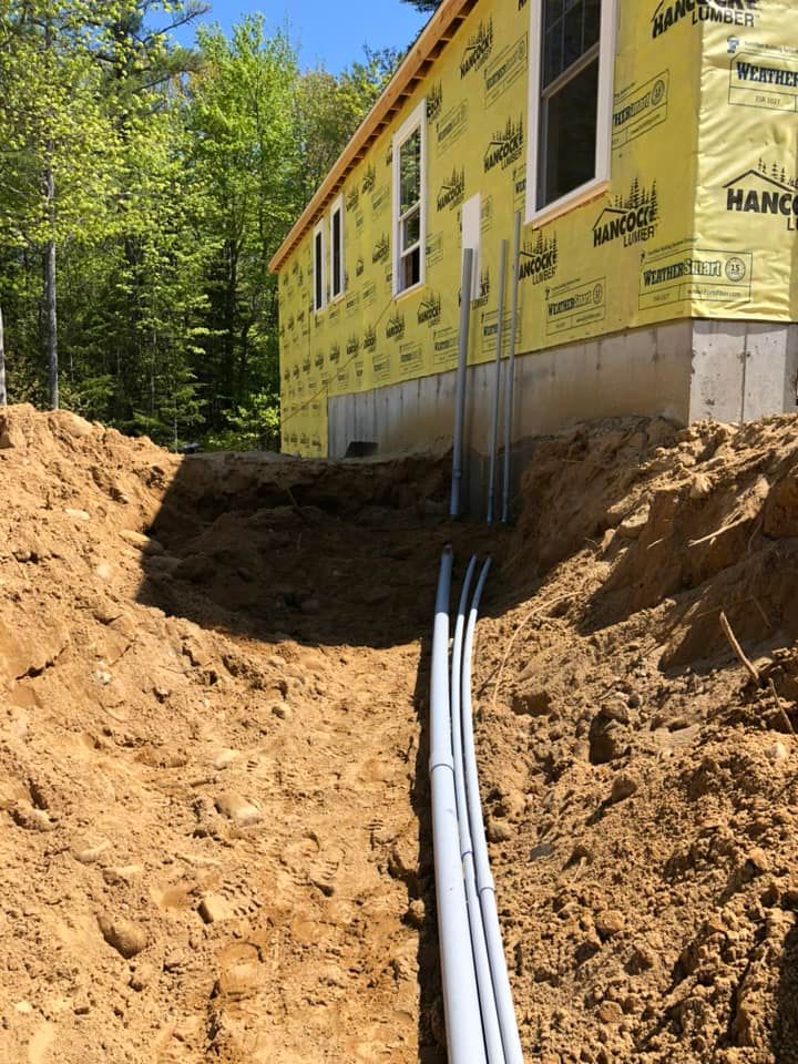 Exacavating for Pine Stream Property Management in Waterboro, ME