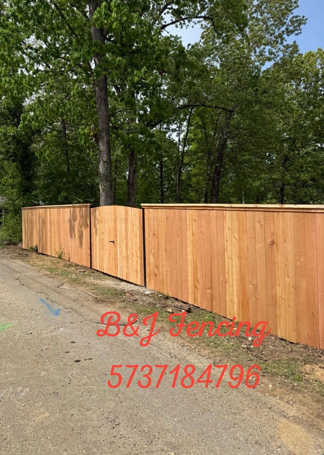  for B&J Fencing in Harviell, MO
