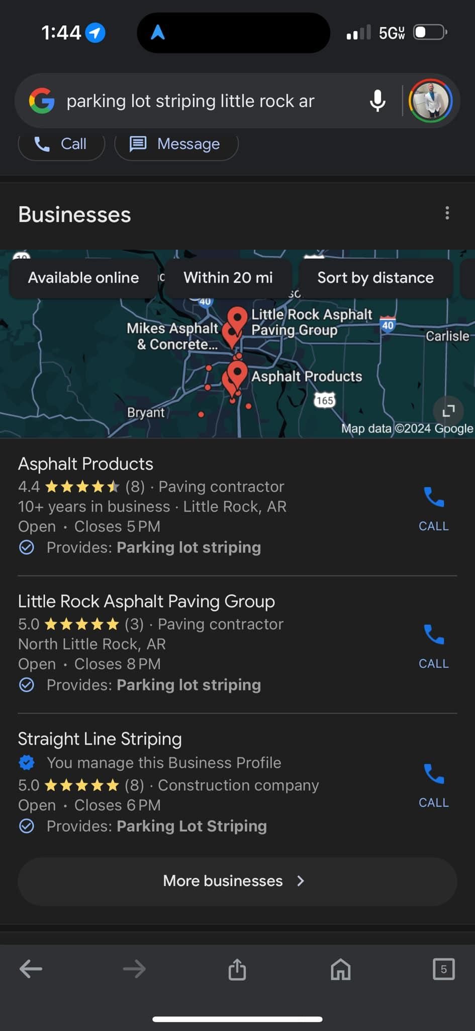 All Photos for Straight Line Striping in Little Rock, AR
