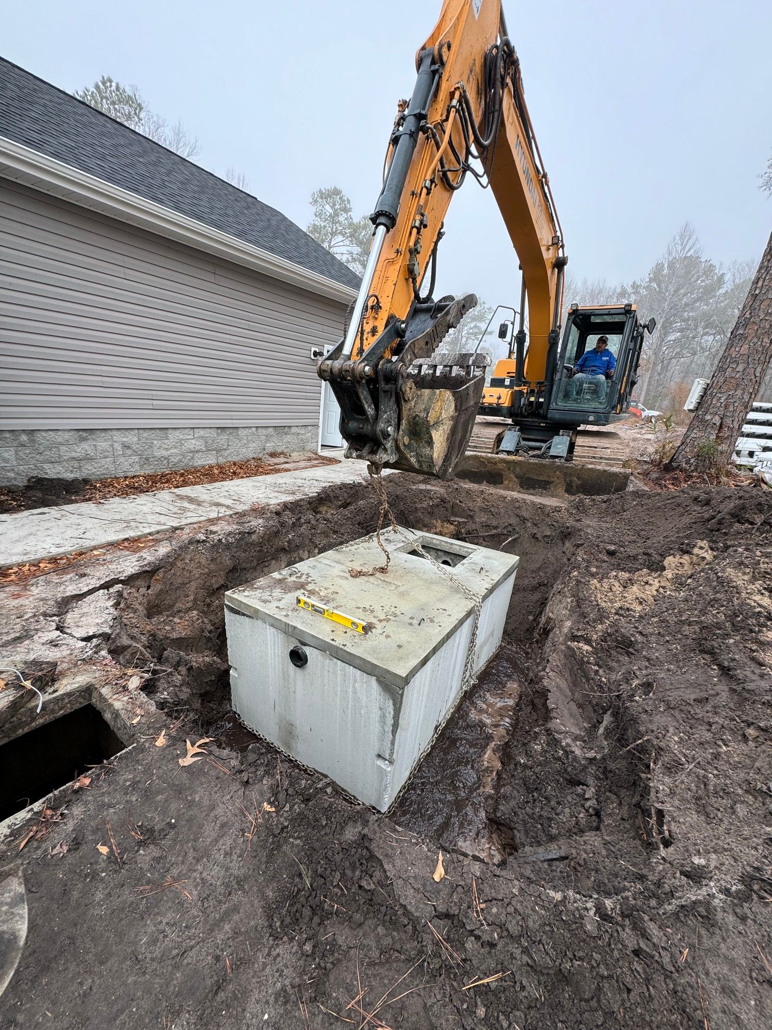 Excavating for Beards Creek Construction in Grantsboro, NC