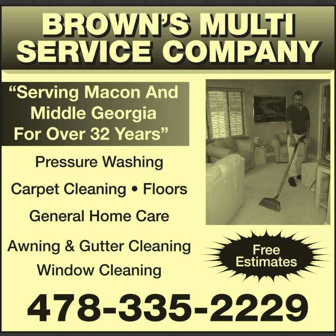  for Brown’s Multi - Service in Macon, Gerogia