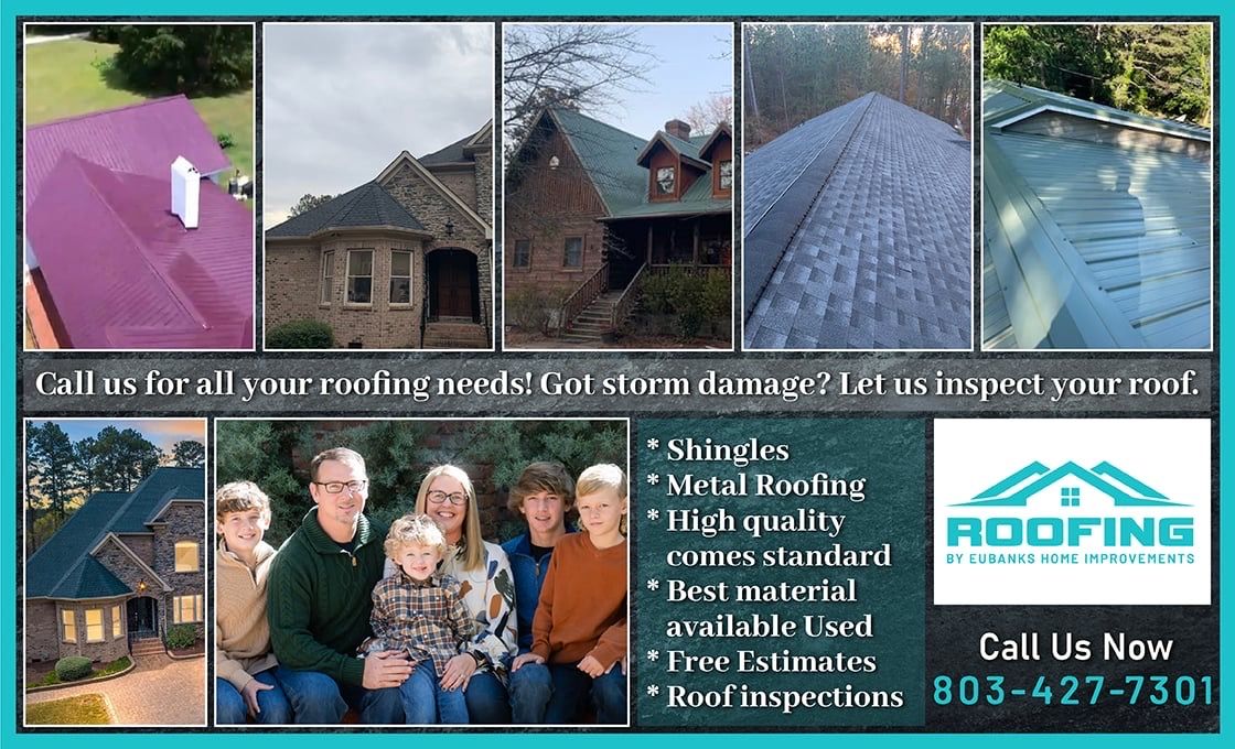  for Roofing By Eubanks Home Improvements in Lancaster County, SC
