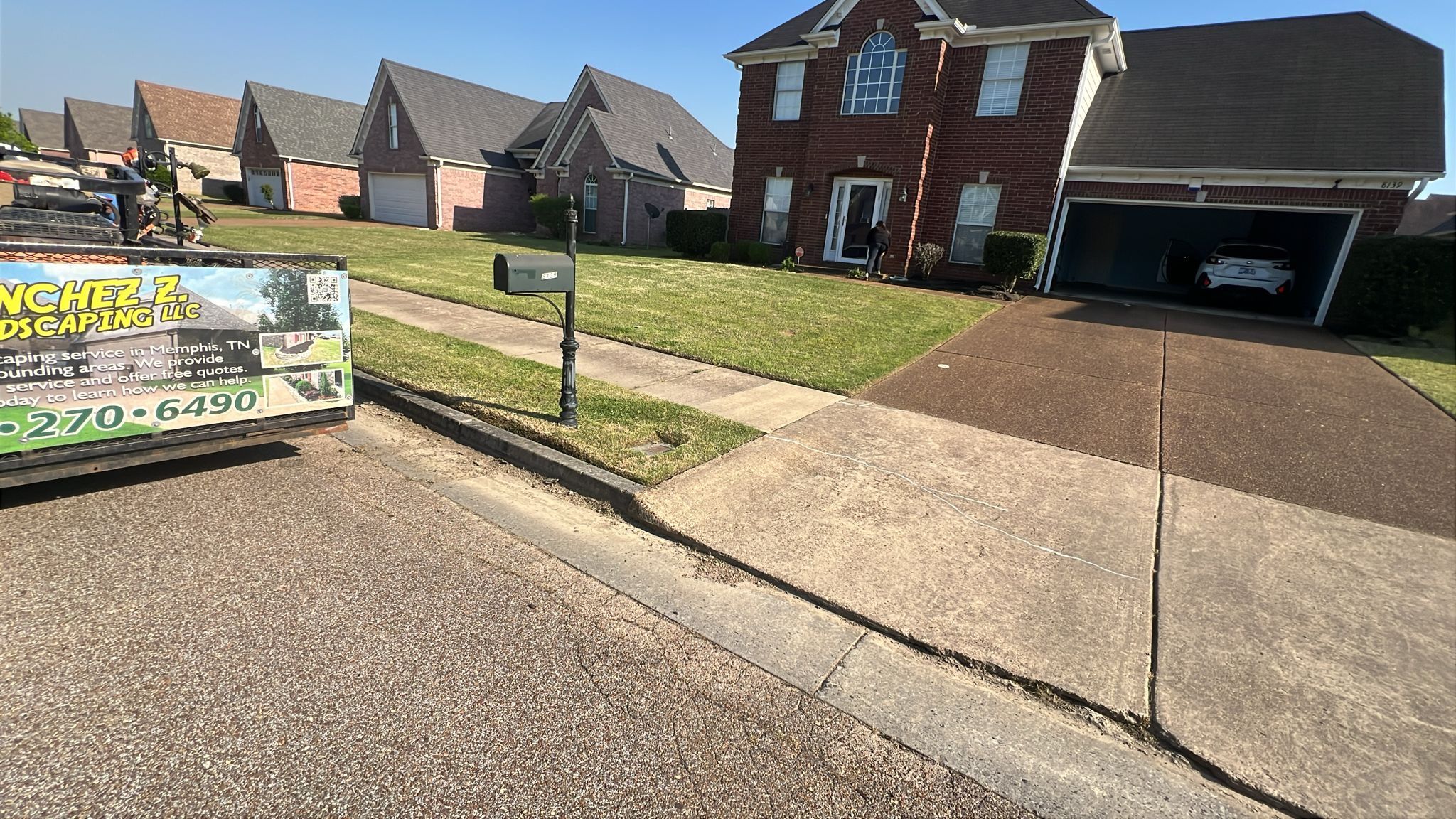  for Sanchez Z. Landscaping in Memphis, TN