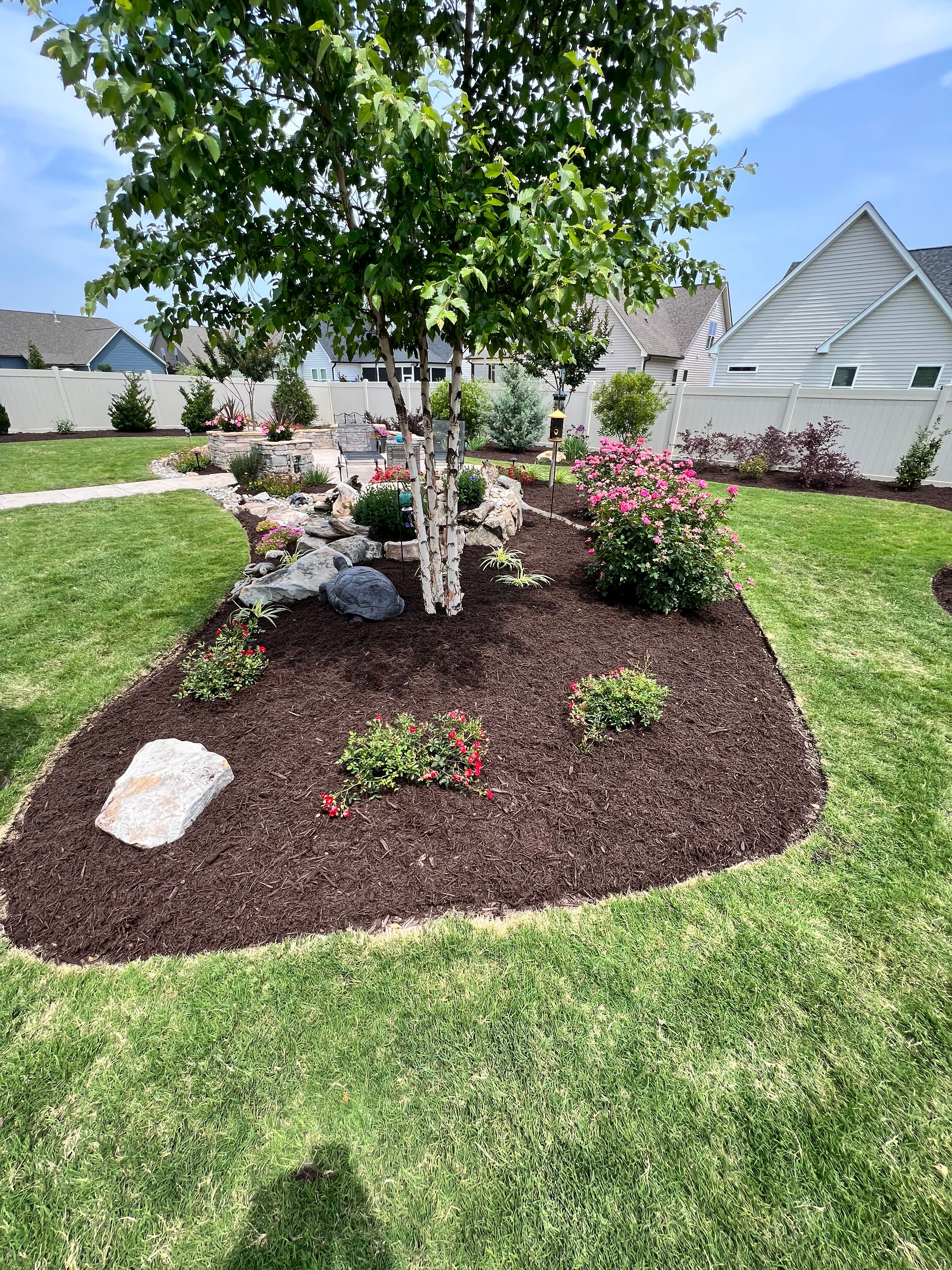 Lawn maitence for Wake & Franklin Grounds Maintenance in Raleigh, NC