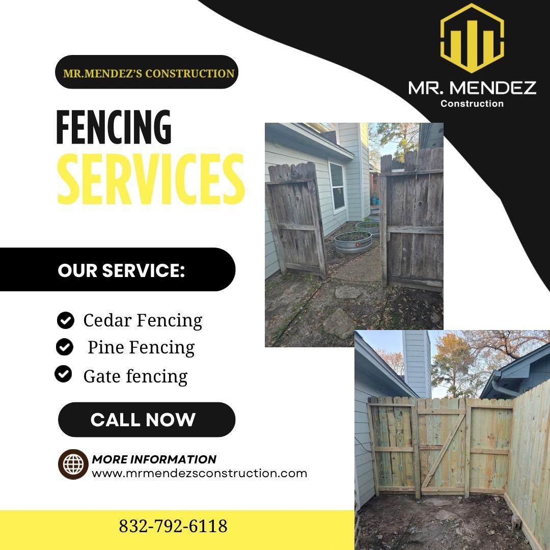  for Mr. Mendez's Construction in Houston, TX