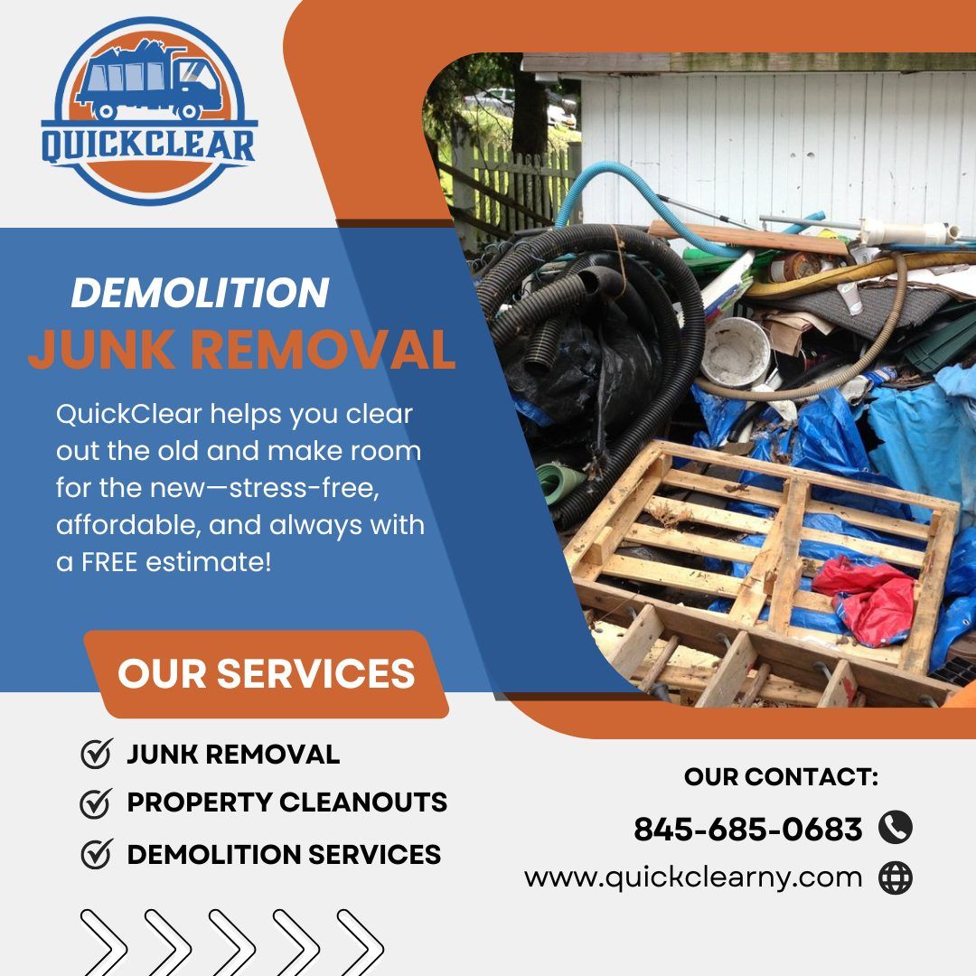 Our Past Work for QuickClear Junk Removal & Demolition in Poughkeepsie, NY