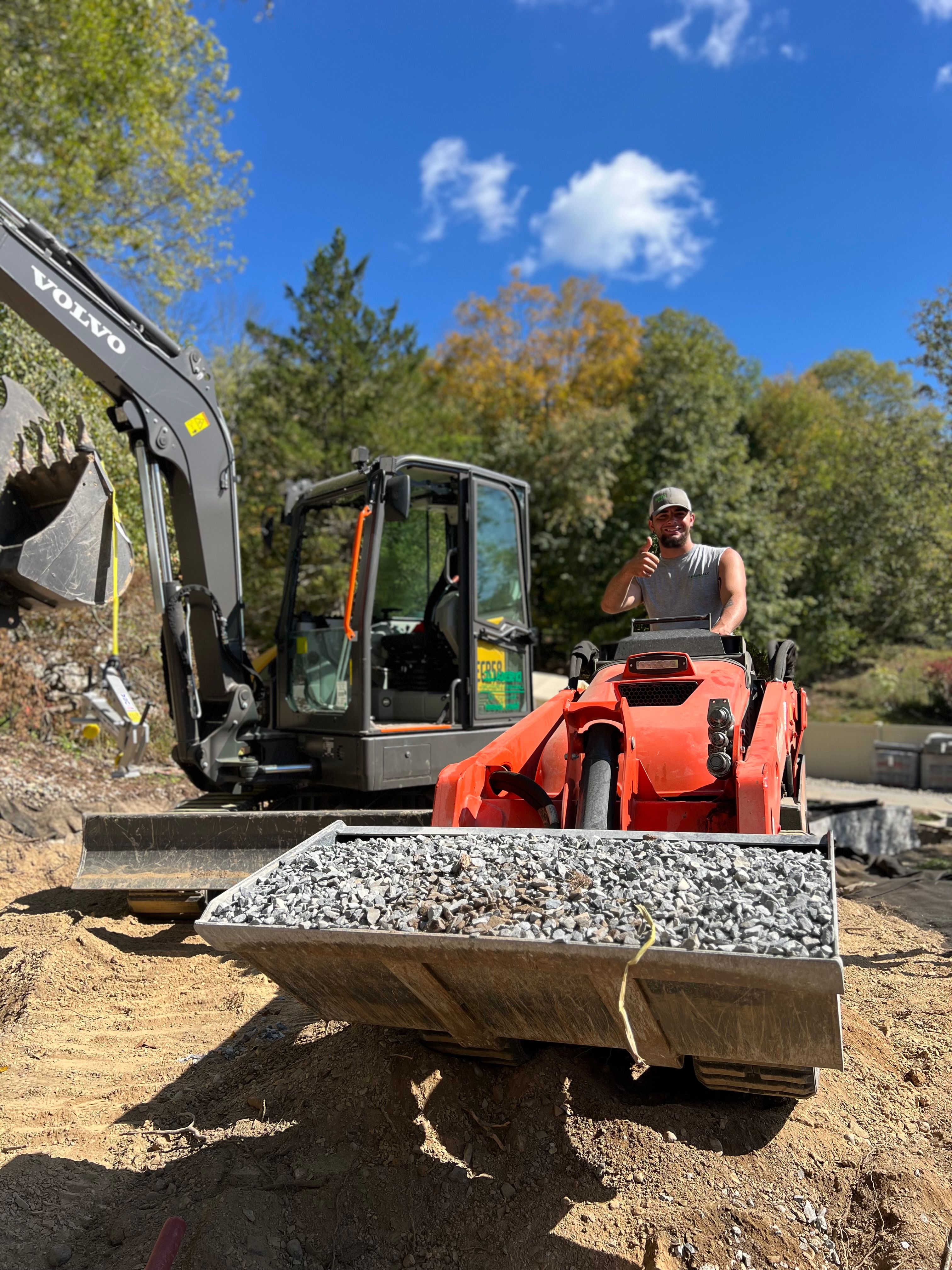 Excavation for DiSessa Landscape & Construction in Wantage, NJ