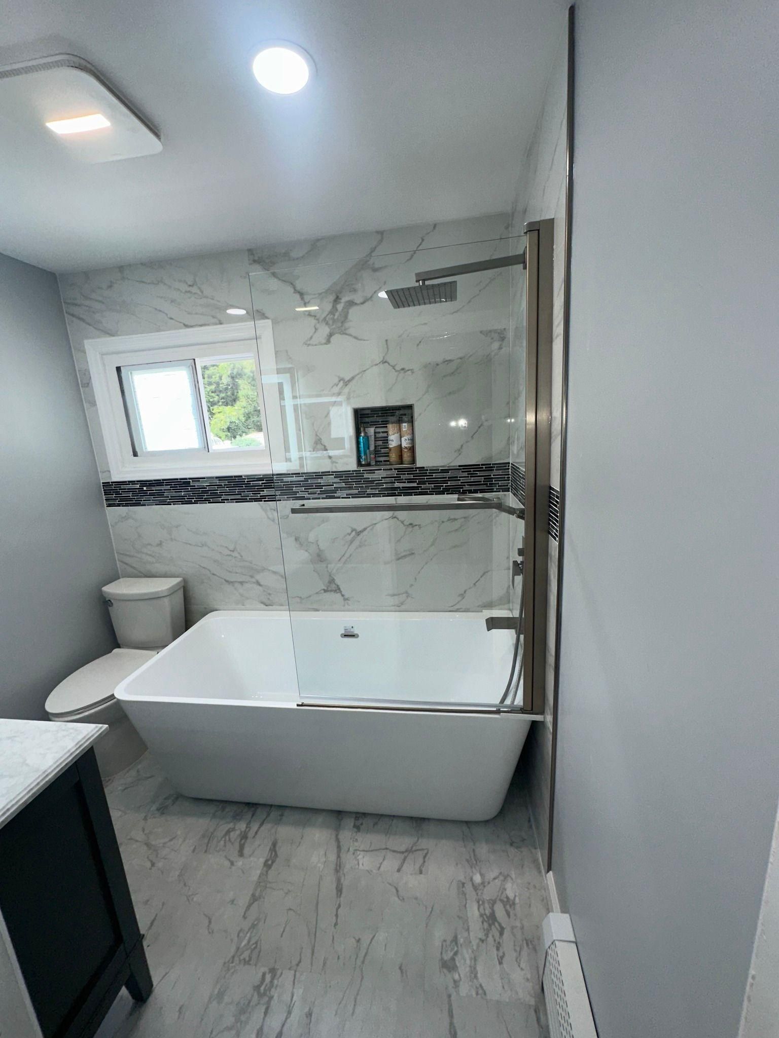 Bathroom Renovation for RMO Construction in Central Islip, New York